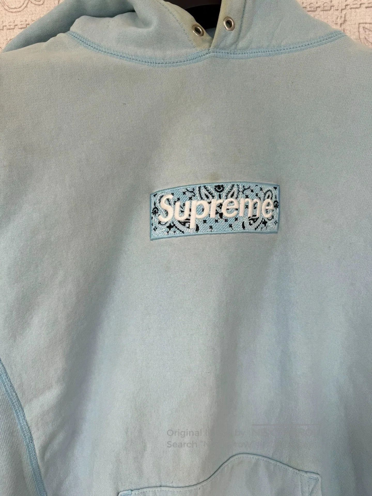 Supreme supreme box logo hoodie in blue. Size US M / EU 48-50 / 2 - 3 Thumbnail
