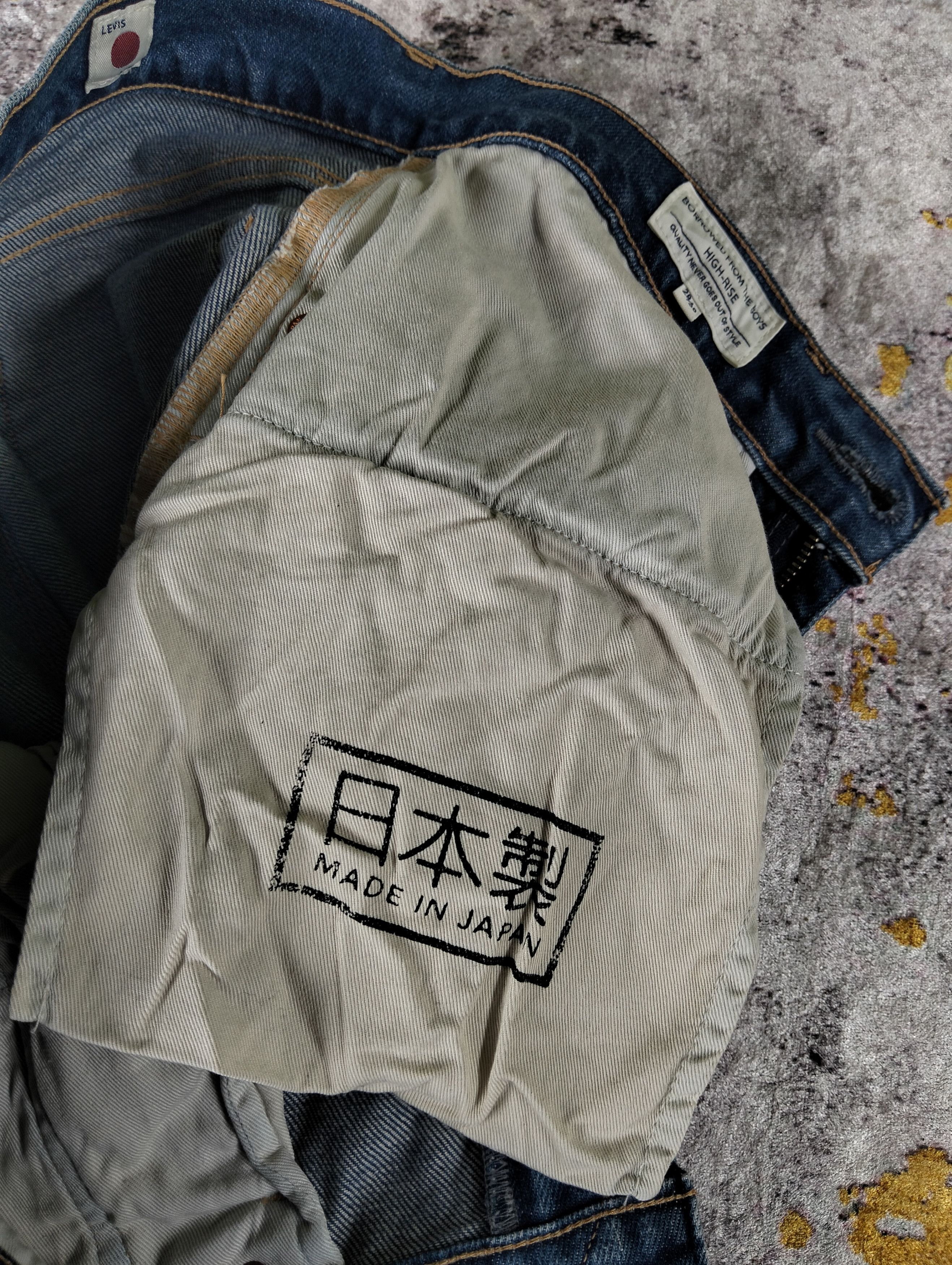 Levi's Levi's Japan Borrowed From The Boys High Rise Selvedge Denim Size US 28 / EU 44 - 13 Thumbnail