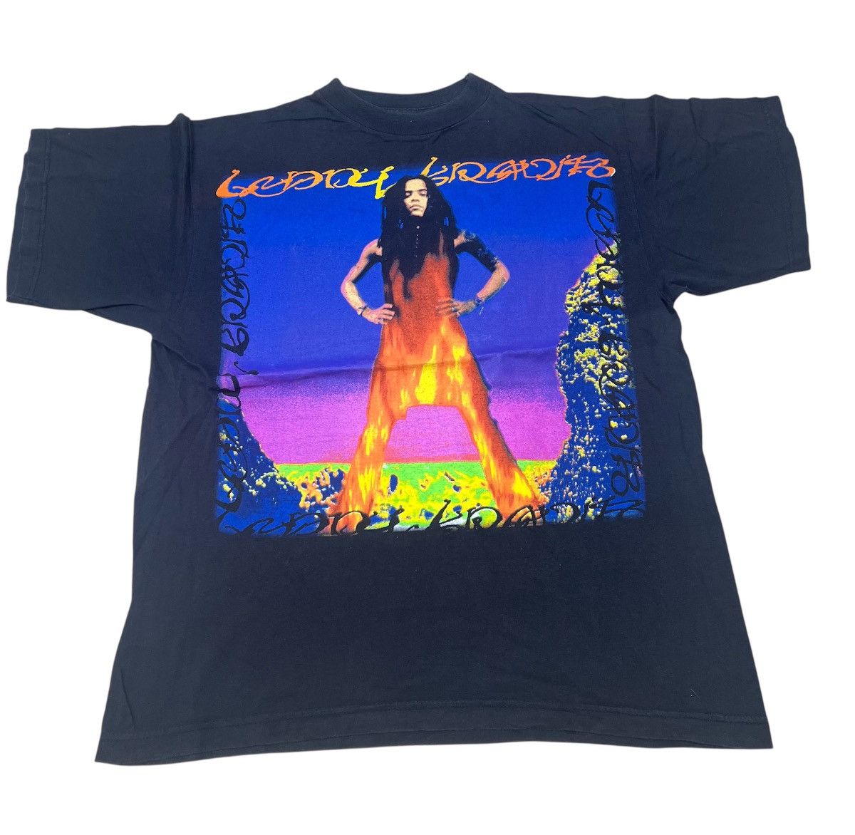 Band Tees Vintage 90’s Lenny Kravitz Size US L / EU 52-54 / 3 - 1 Thumbnail