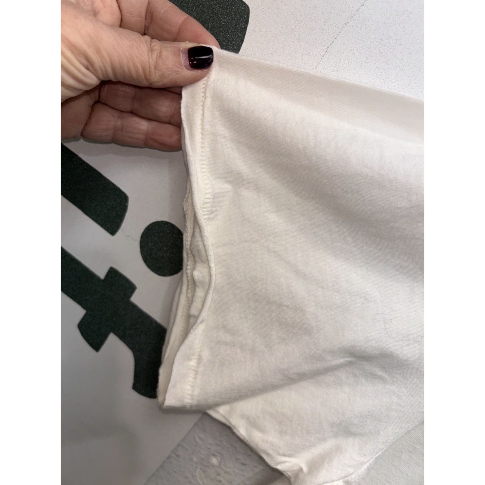 Rag & Bone rag & bone New York Miles Organic Cotton Pocket Tee Shirt Ivory L Crew Neck Short Sleeve Logo Pockets Men Size US L / EU 52-54 / 3 - 5 Thumbnail