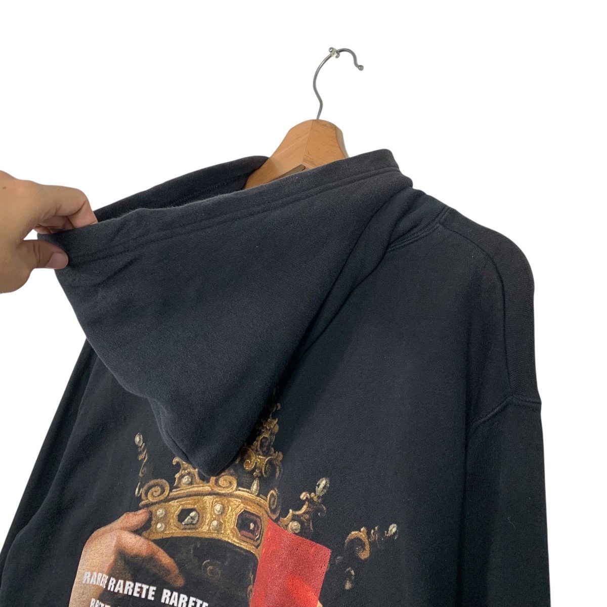 Japanese Brand Japanese Brand Rarete Big Print Hoodie Size L / US 10 / IT 46 - 9 Thumbnail