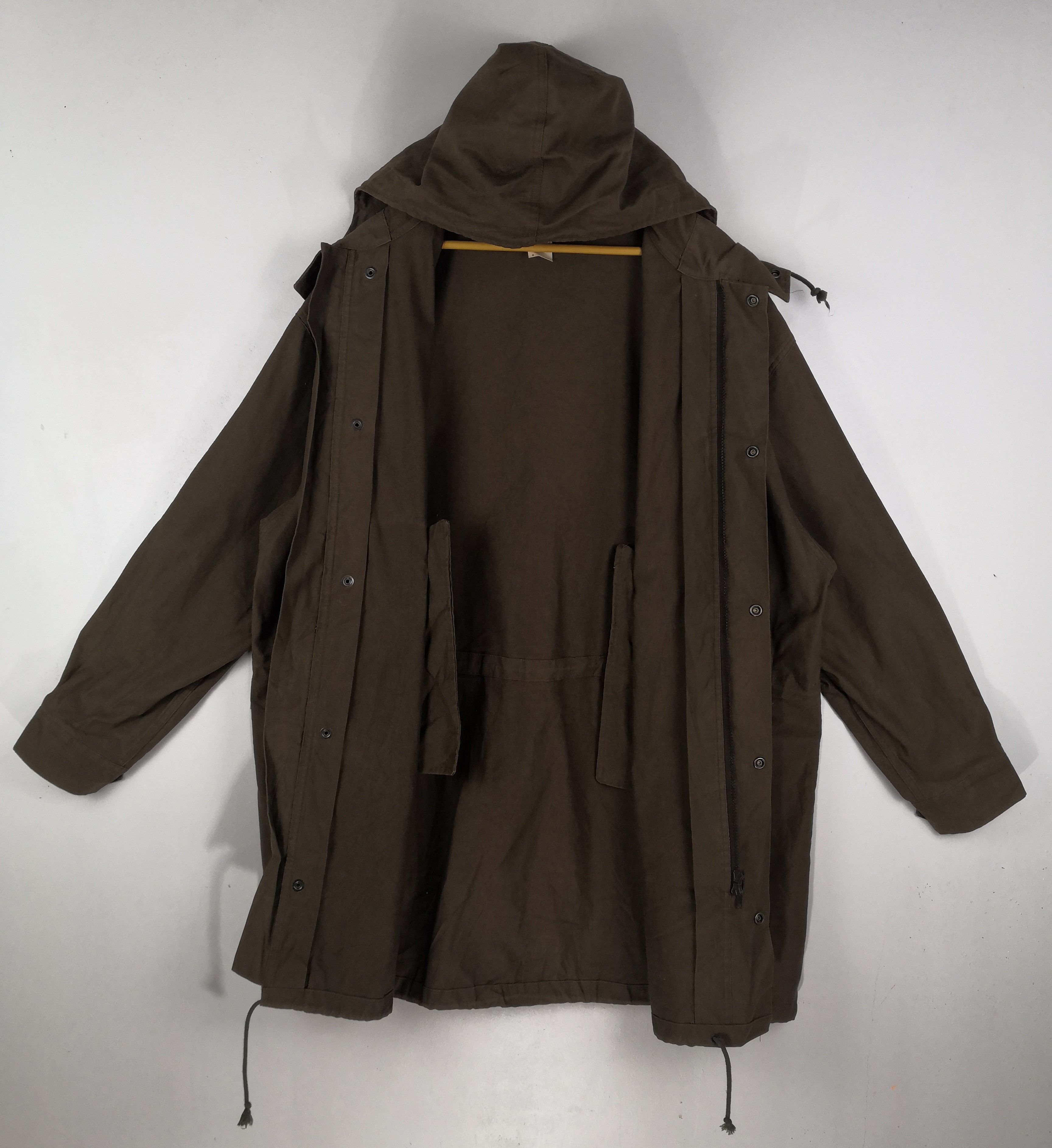 A.P.C. Vintage 90s A.P.C Rue De Fleurus Hoodie Parka Jacket Size US L / EU 52-54 / 3 - 2 Thumbnail