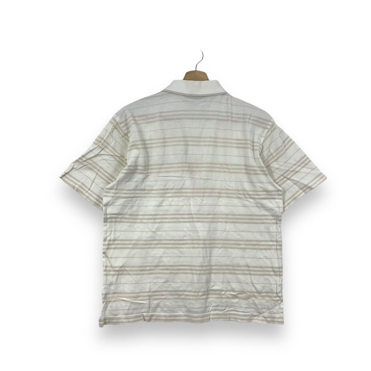 Burberry Vintage BURBERRY LONDON GOLF Collection Striped Polo Tee Size US M / EU 48-50 / 2 - 3 Thumbnail