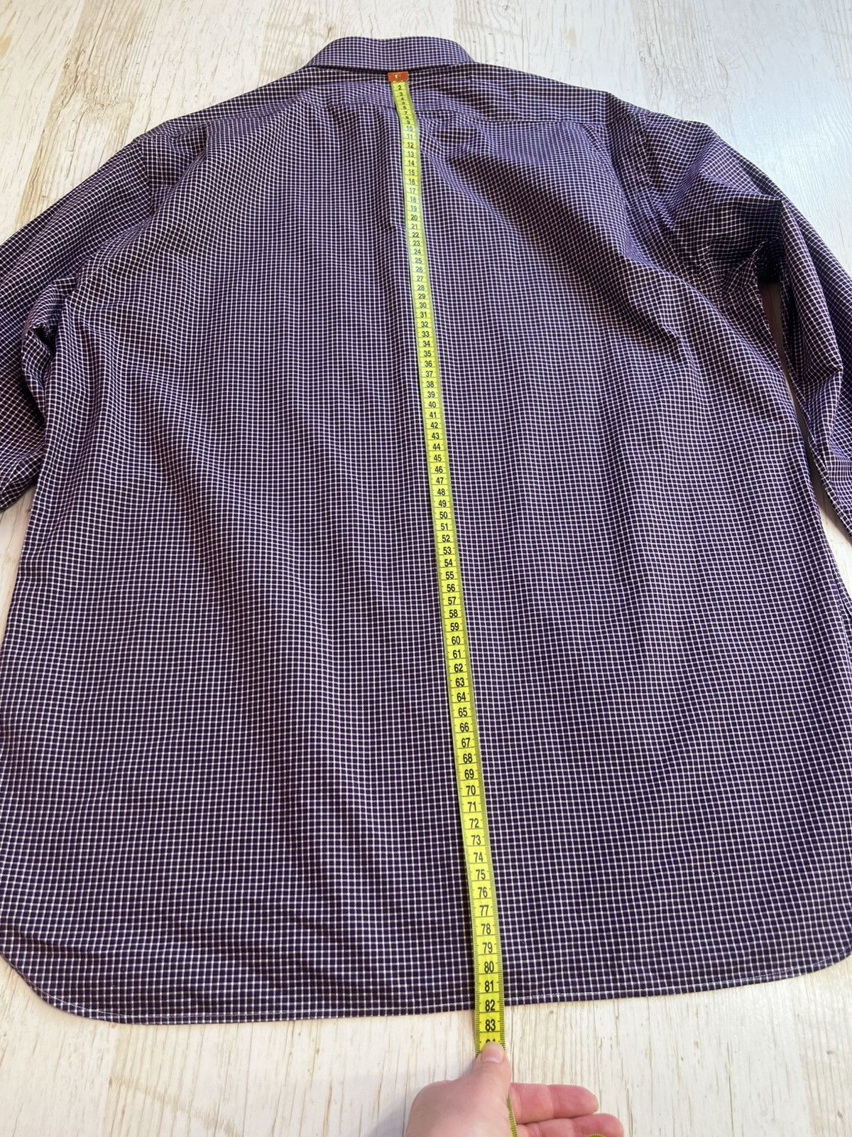 Polo Ralph Lauren Polo Ralph Lauren Purple Check Poplin Shirt 17 43 XL Cotton Size US XL / EU 56 / 4 - 16 Thumbnail