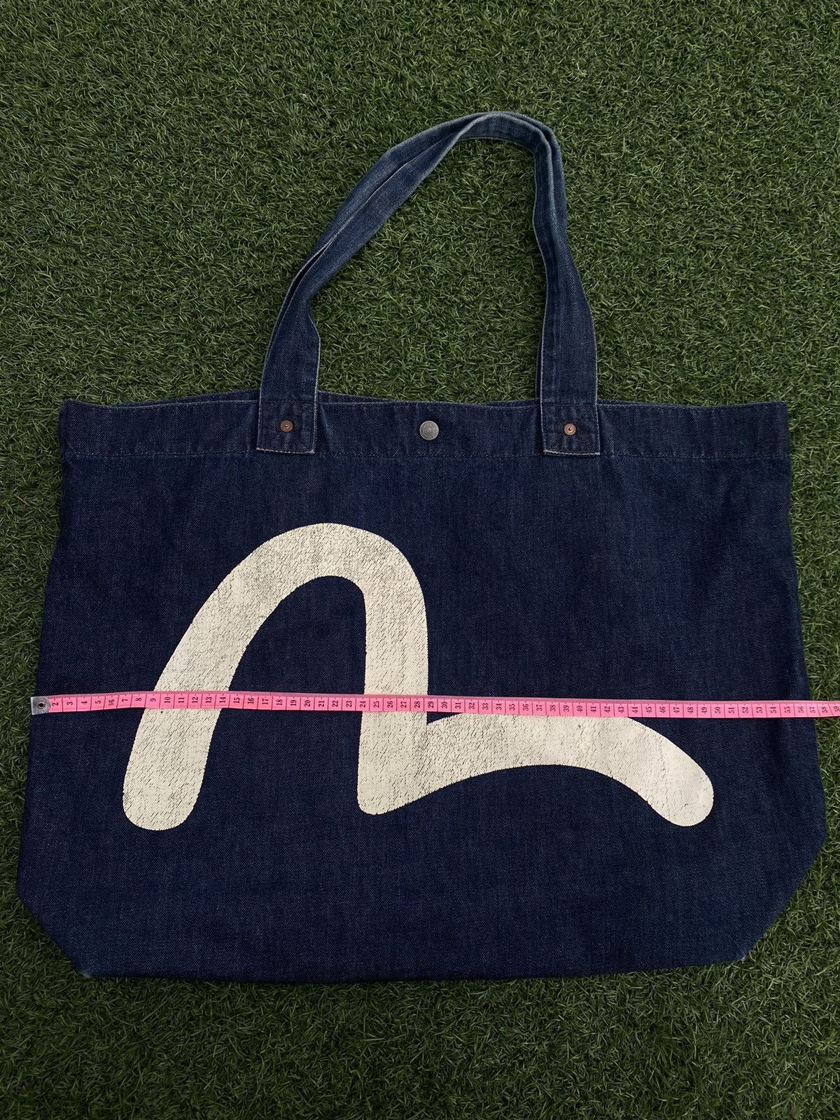Evisu EVISU DENIM BIG LOGO SEA GULL TOTE BAG Size ONE SIZE - 9 Thumbnail
