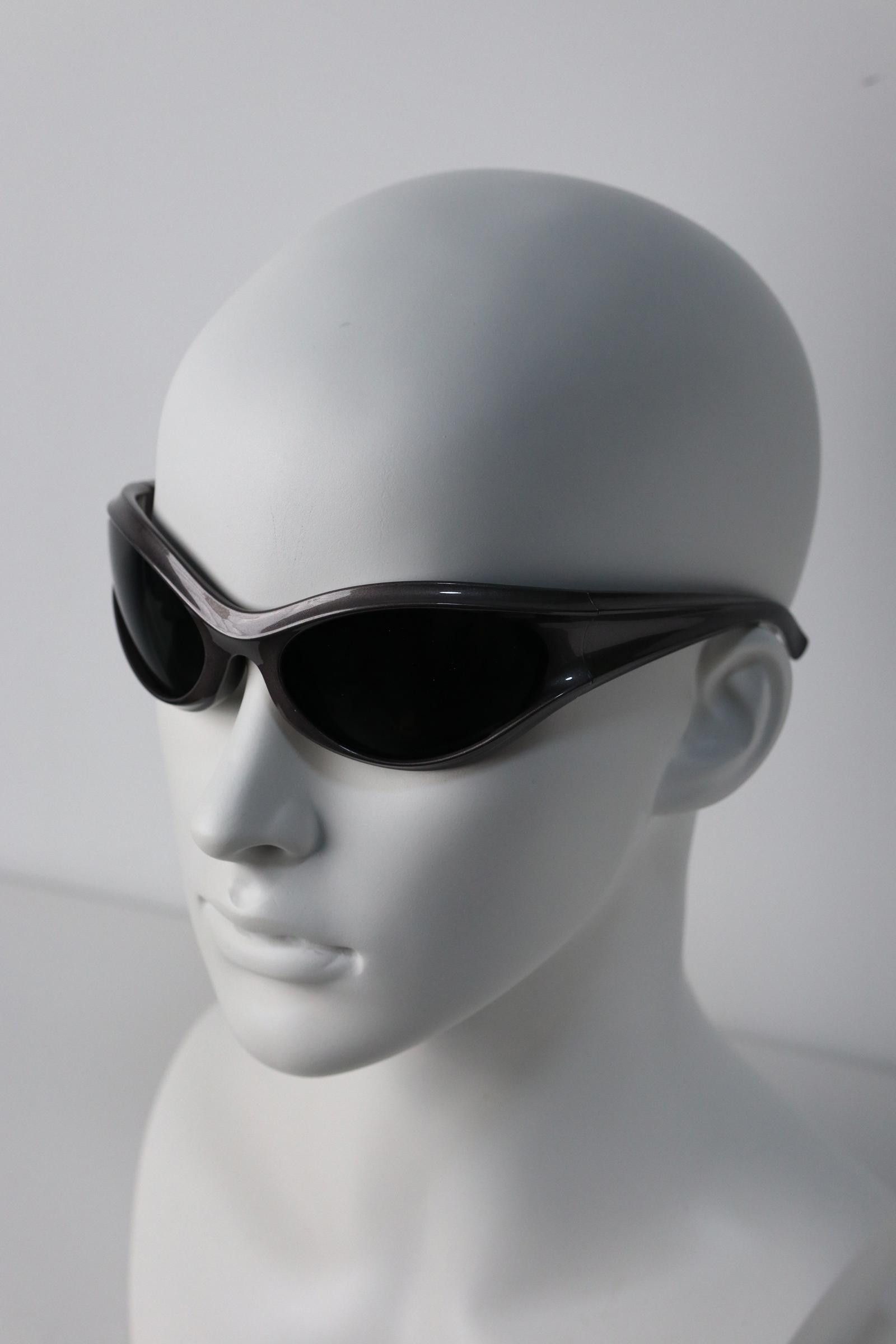 Other Y2k Avant Garde Futuristic Gunmetal Gray Sunglasses OS Size ONE SIZE - 6 Thumbnail