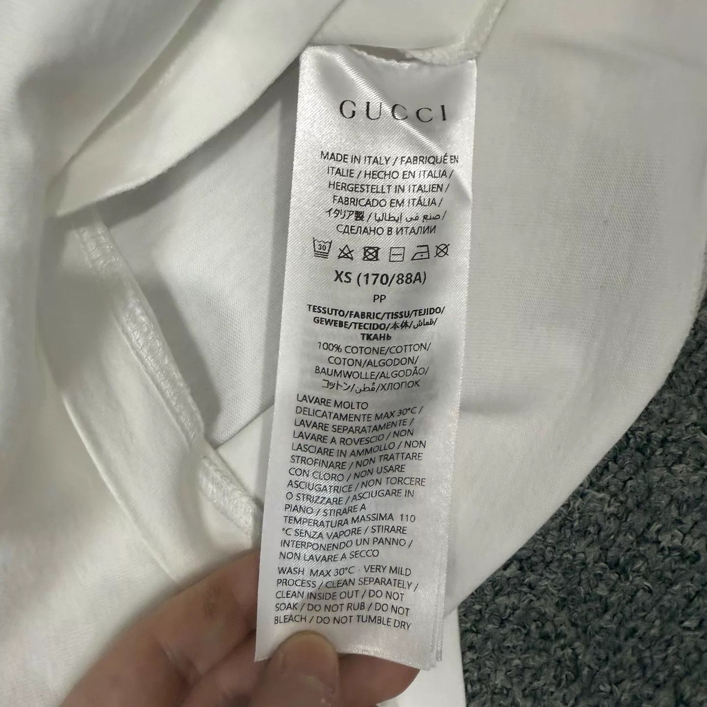 Gucci Gucci White Logo Letter Print Short XS 95 New Size US XS / EU 42 / 0 - 4 Thumbnail