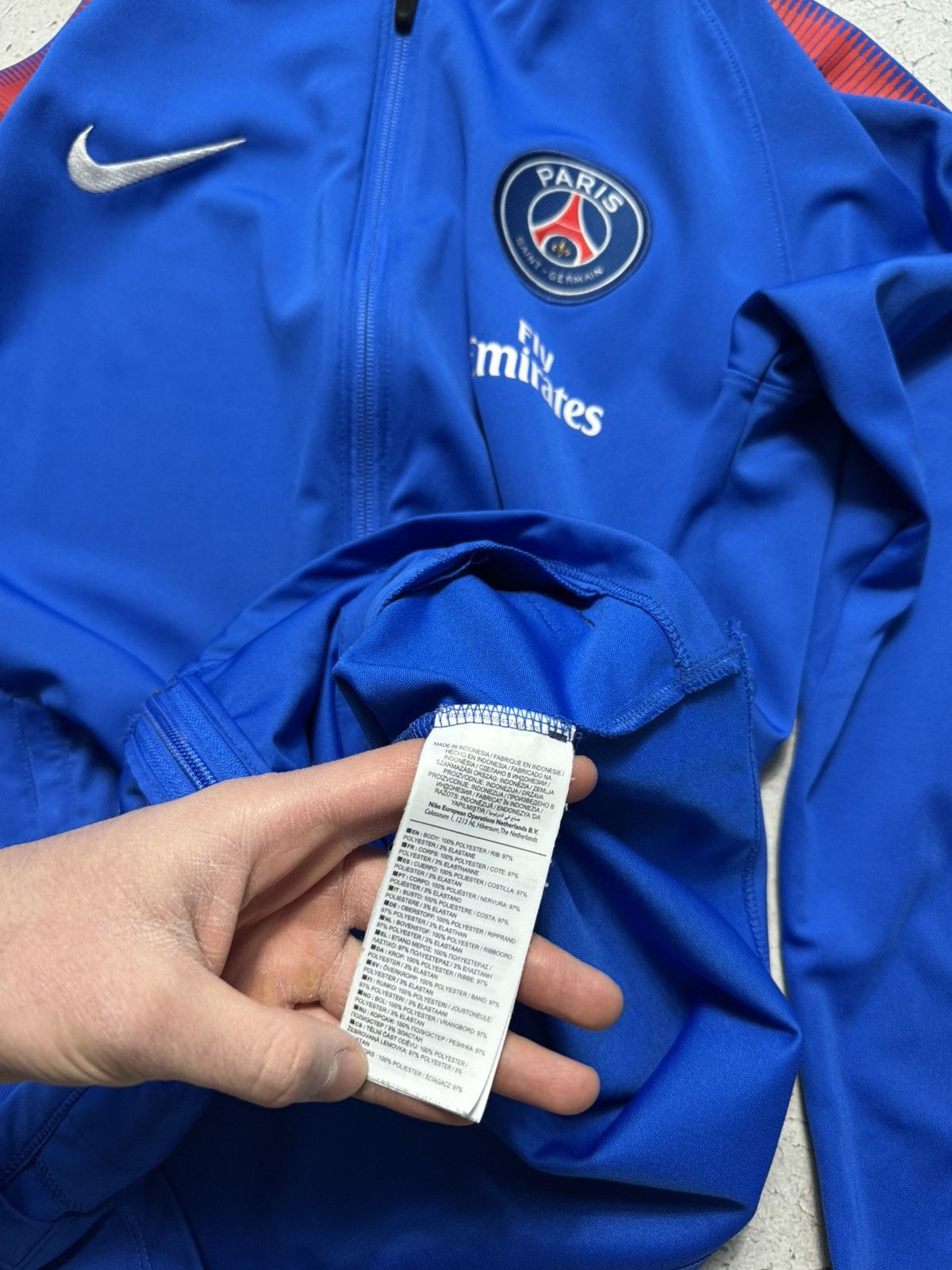 Nike Nike FC PSG Paris Saint Germain Full Zip Training Jacket Size US M / EU 48-50 / 2 - 10 Thumbnail