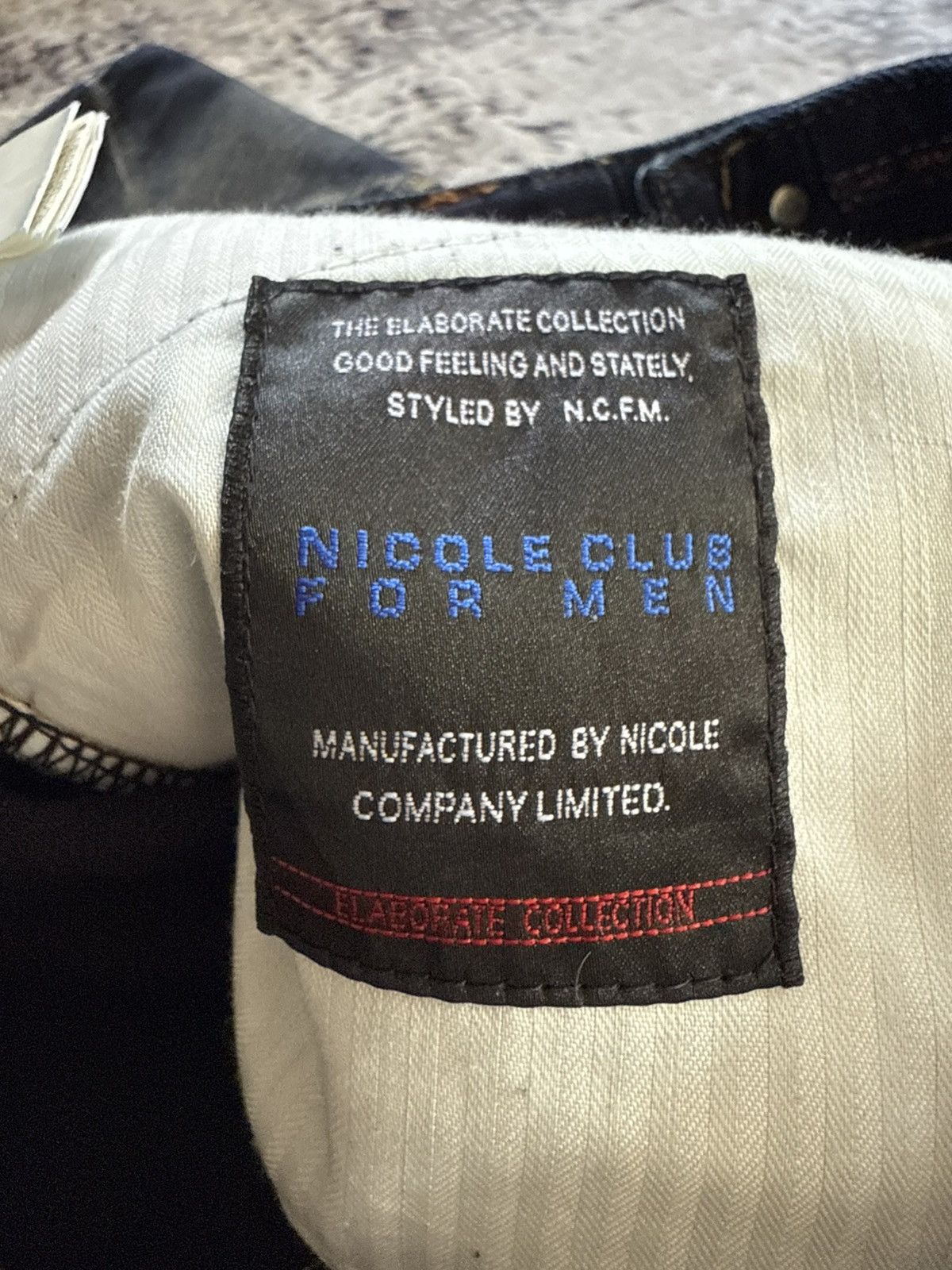 Nicole Club Nicole Club Japan Mud Wash Contrast Stitch Flare Jeans Rare Size US 29 - 22 Thumbnail