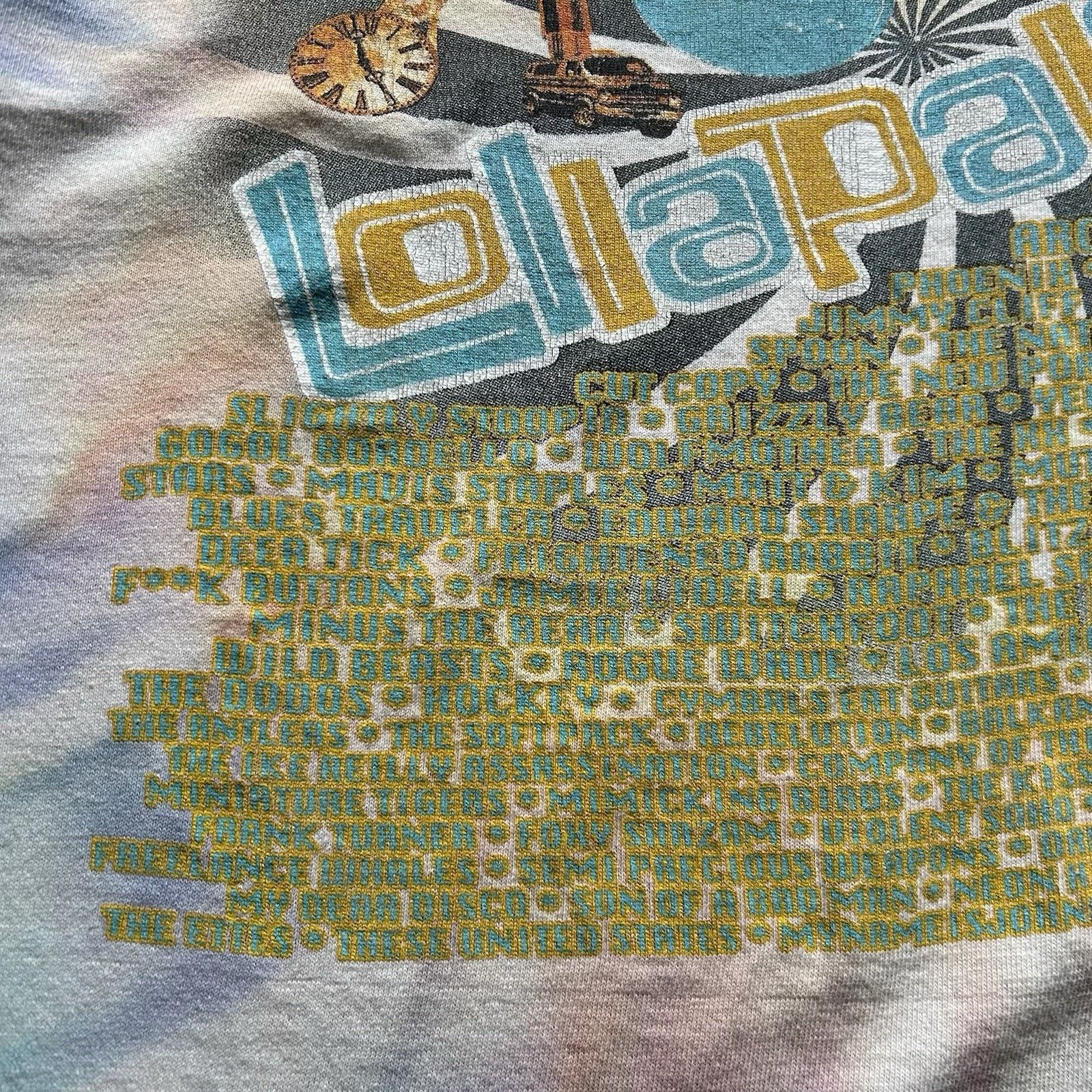 Vintage Vintage Lollapalooza T Shirt Large Tie Dye 2010 Chicago Rare Size US L / EU 52-54 / 3 - 8 Thumbnail