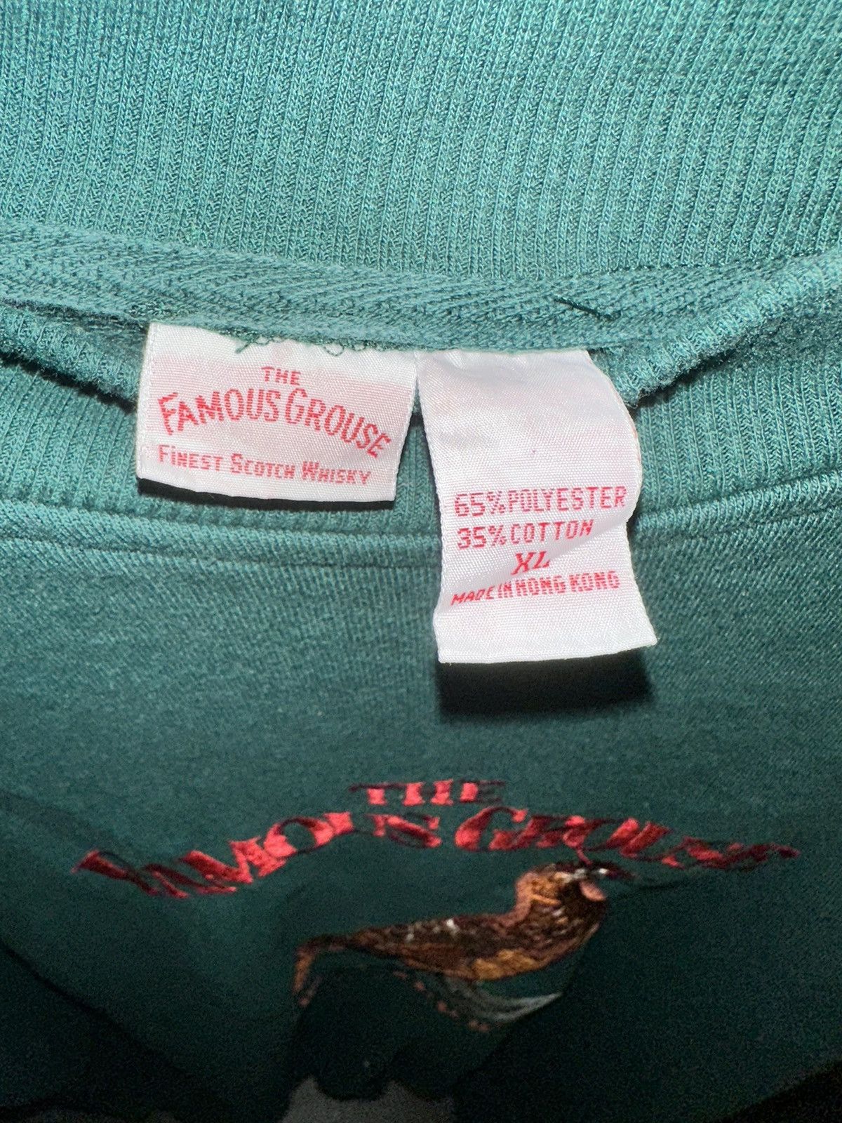 Designer × Vintage The Famous Grouse Crew Neck Size US XL / EU 56 / 4 - 4 Thumbnail
