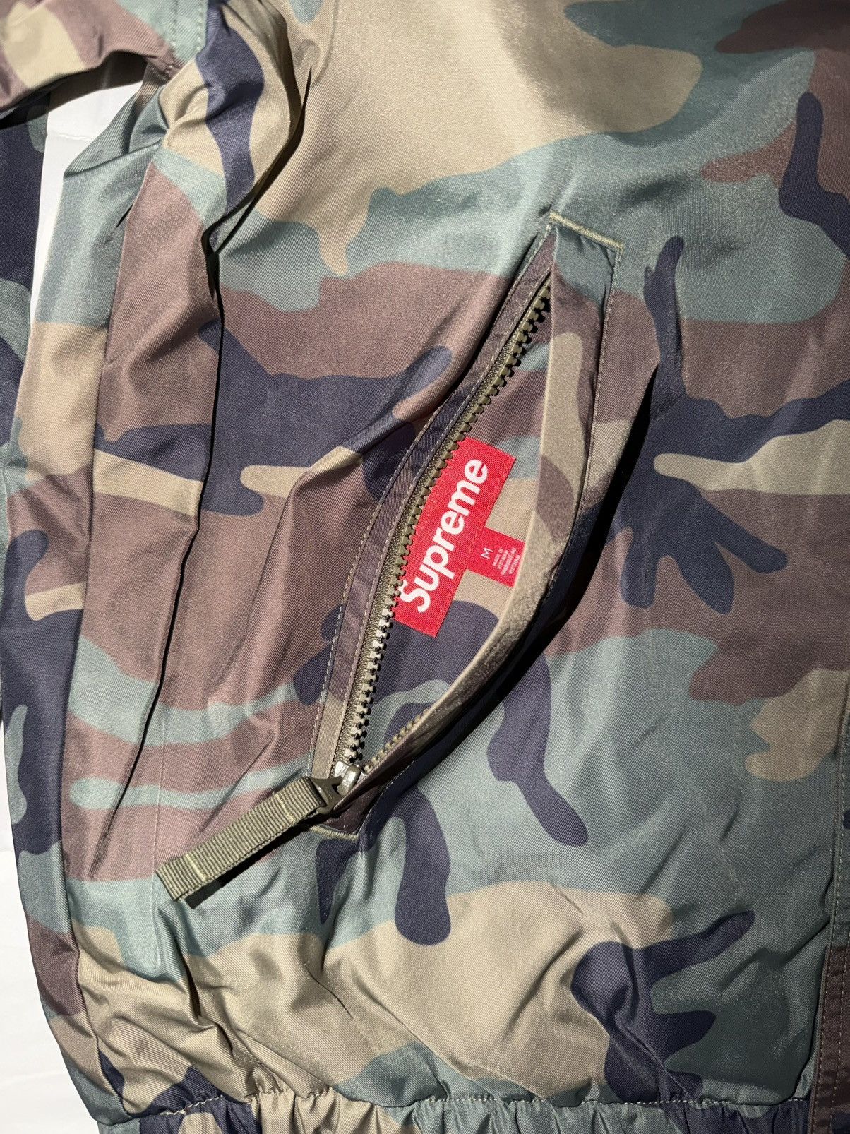 Supreme Supreme Polartec Reversible Track Jacket Woodland Camo (M) Size US M / EU 48-50 / 2 - 9 Thumbnail