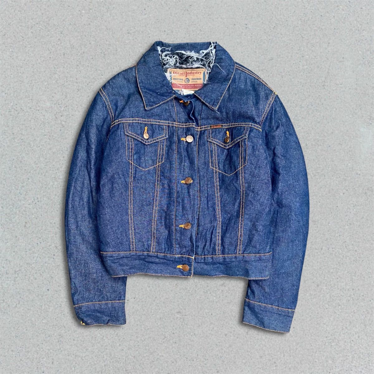 Diesel DIESEL INDUSTRY FURRY INNER DENIM JACKET Size S / US 4 / IT 40 - 1 Thumbnail