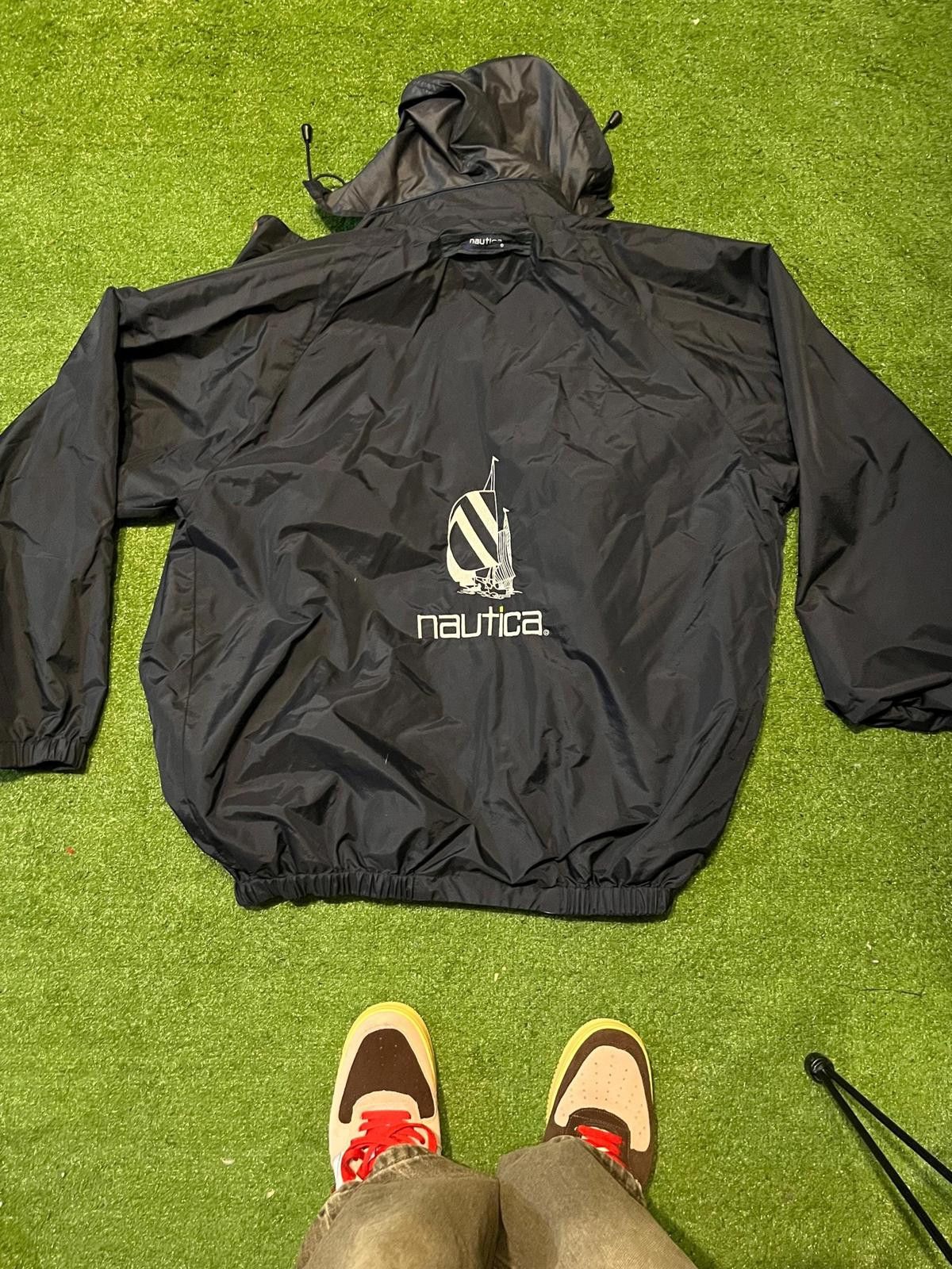 Nautica Nautica Men's Hooded Reversible Windbreaker Jacket Size US M / EU 48-50 / 2 - 3 Thumbnail