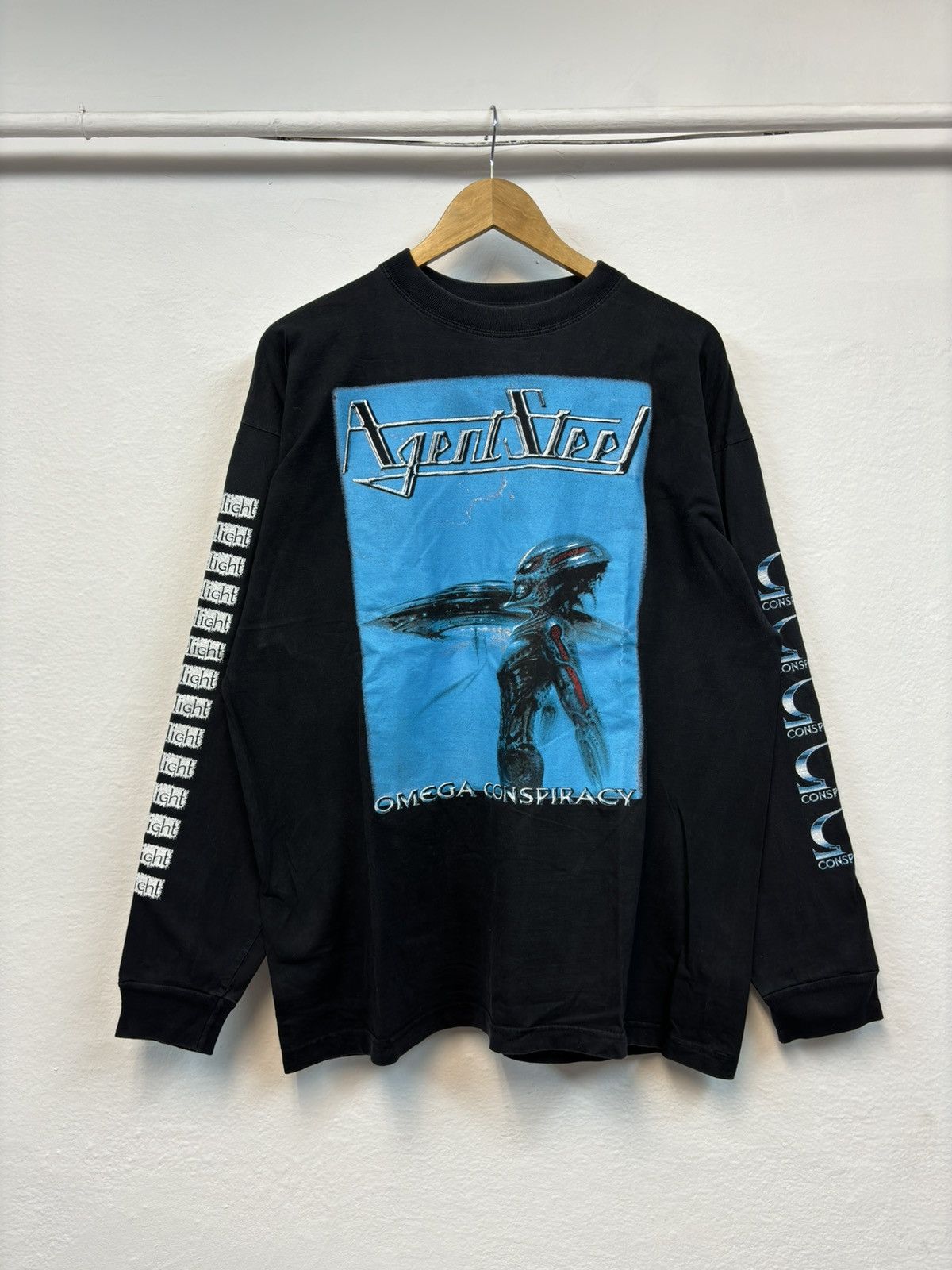 Band Tees × Vintage Vintage Agent Steel 1999 2000 90s Band Rock Metal Rare USA Size US XL / EU 56 / 4 - 1 Thumbnail