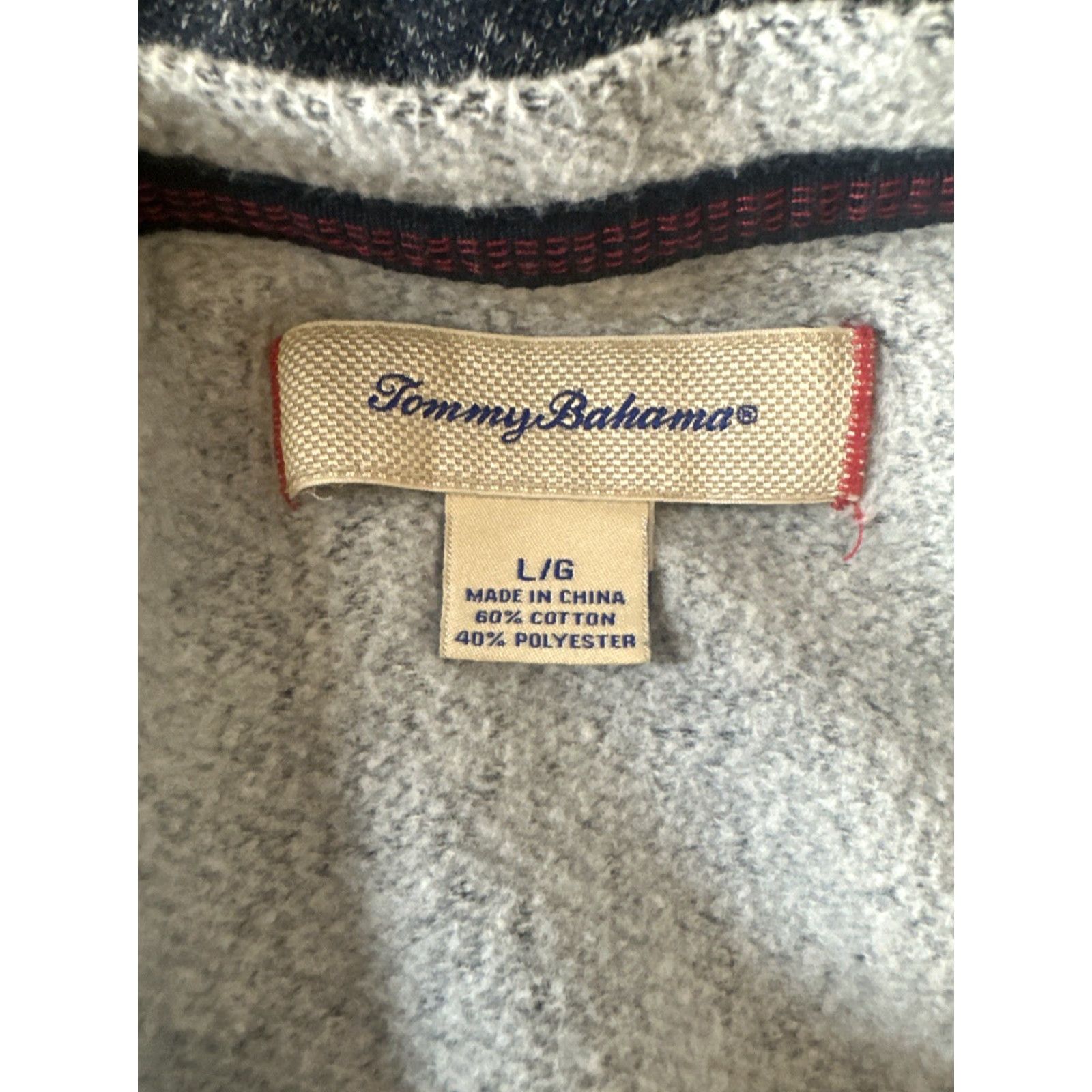Tommy Bahama VINTAGE Tommy Bahama Sweatshirt Long Sleeve Pullover Men L Blue Crewneck Casual Size US L / EU 52-54 / 3 - 3 Thumbnail