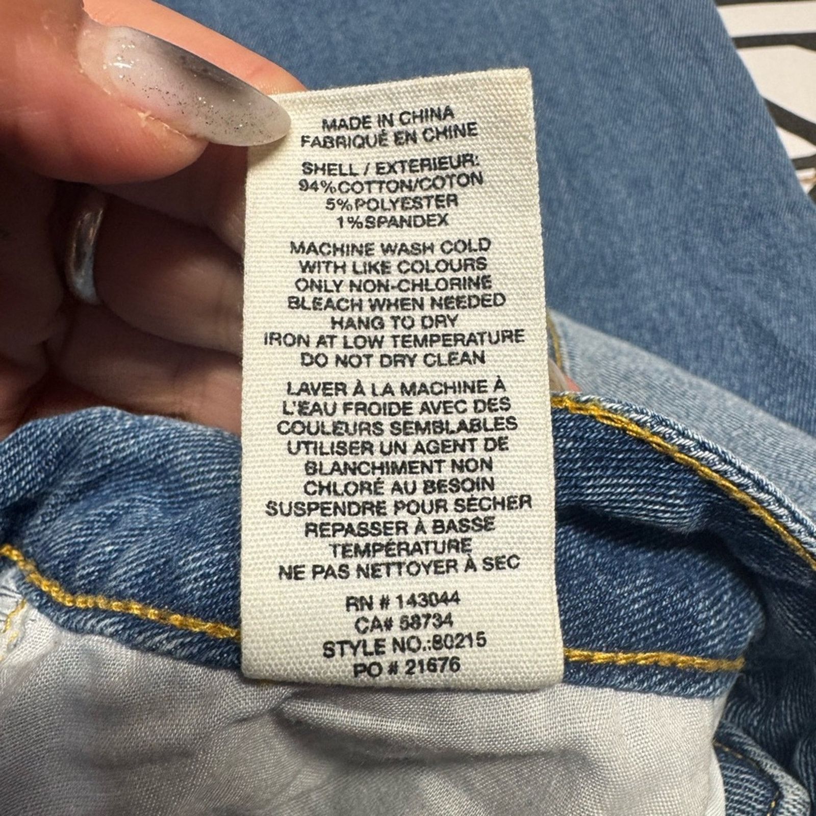 Other Avec Les Filles High Rise Cropped Straight Leg Raw Hem Denim Size 30" / US 8 / IT 44 - 2 Thumbnail
