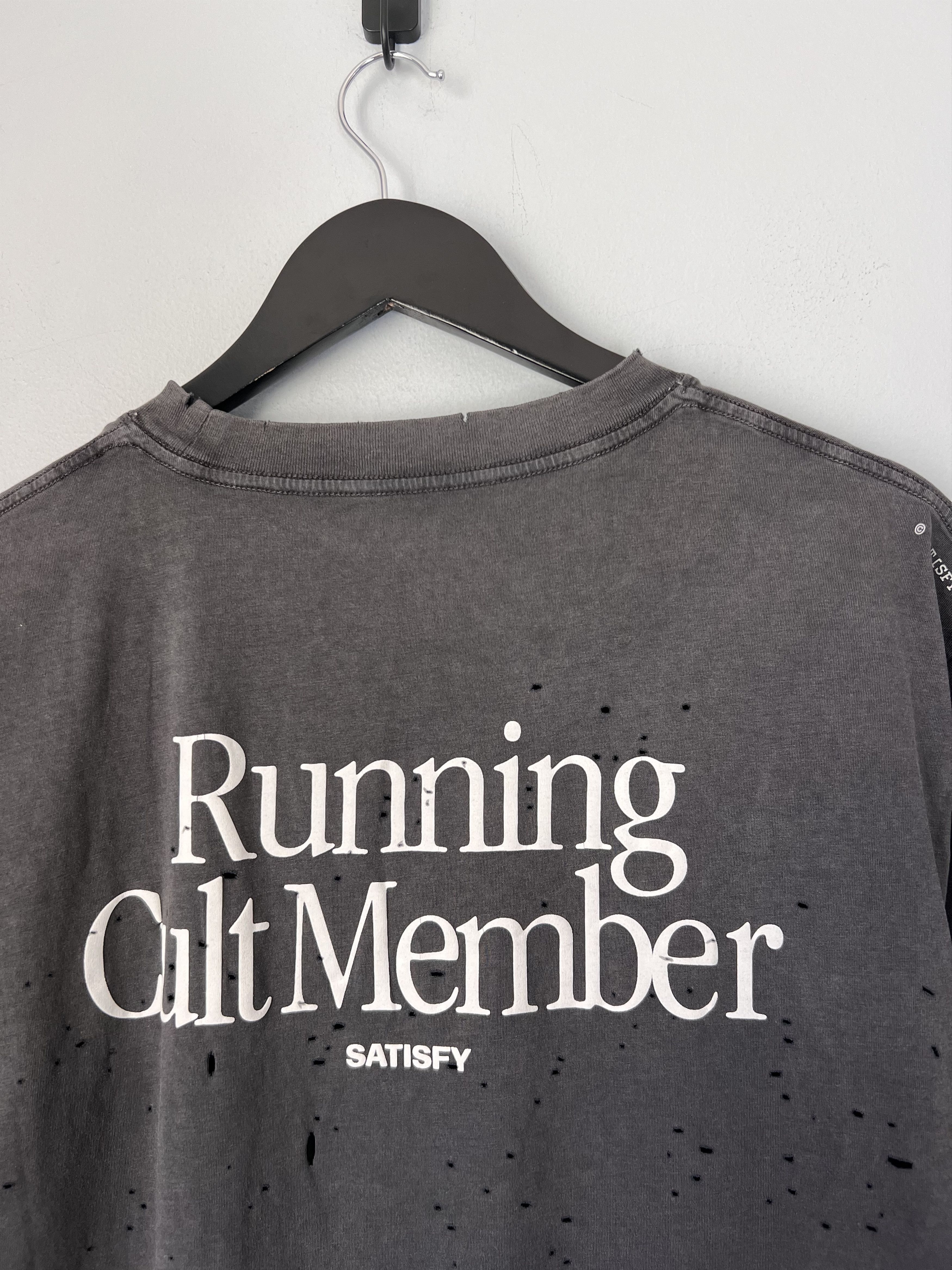 Satisfy Satisfy Running Cult Member Mothtech Tee in Black Size US L / EU 52-54 / 3 - 2 Thumbnail