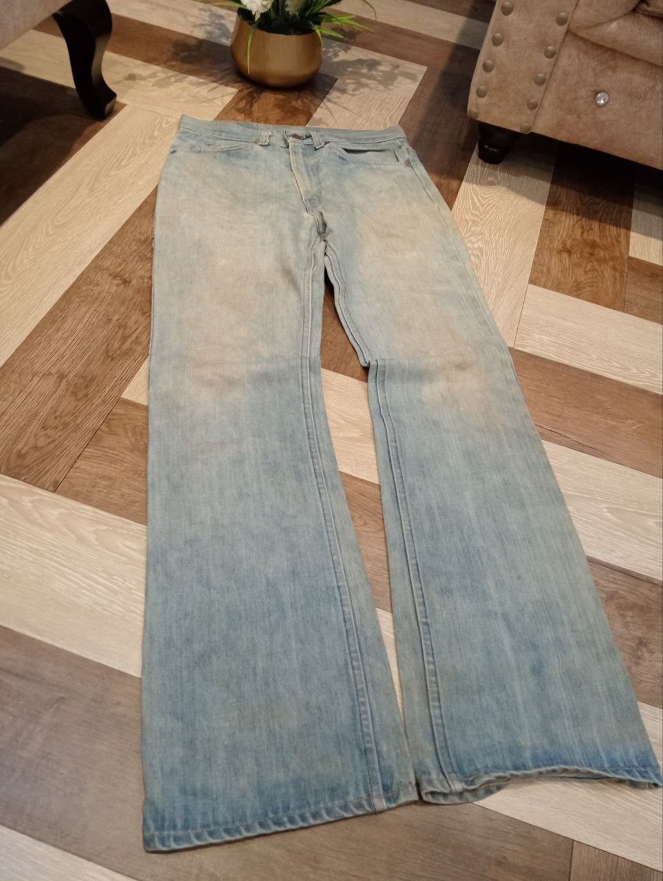 Levi's LEVI'S VINTAGE 517-0917 TOP #8 ORANGE TAB FLARED DENIM Size US 32 / EU 48 - 3 Thumbnail