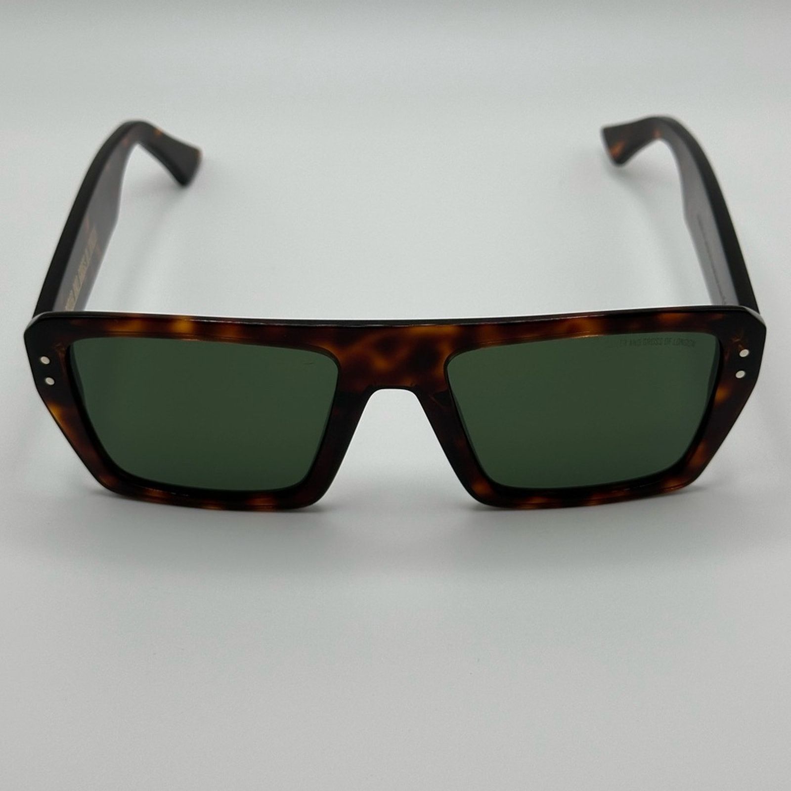 Cutler and Gross BRAND NEW CUTLER AND GROSS CGSN1375 002 Havana Green Unisex Size ONE SIZE - 1 Thumbnail