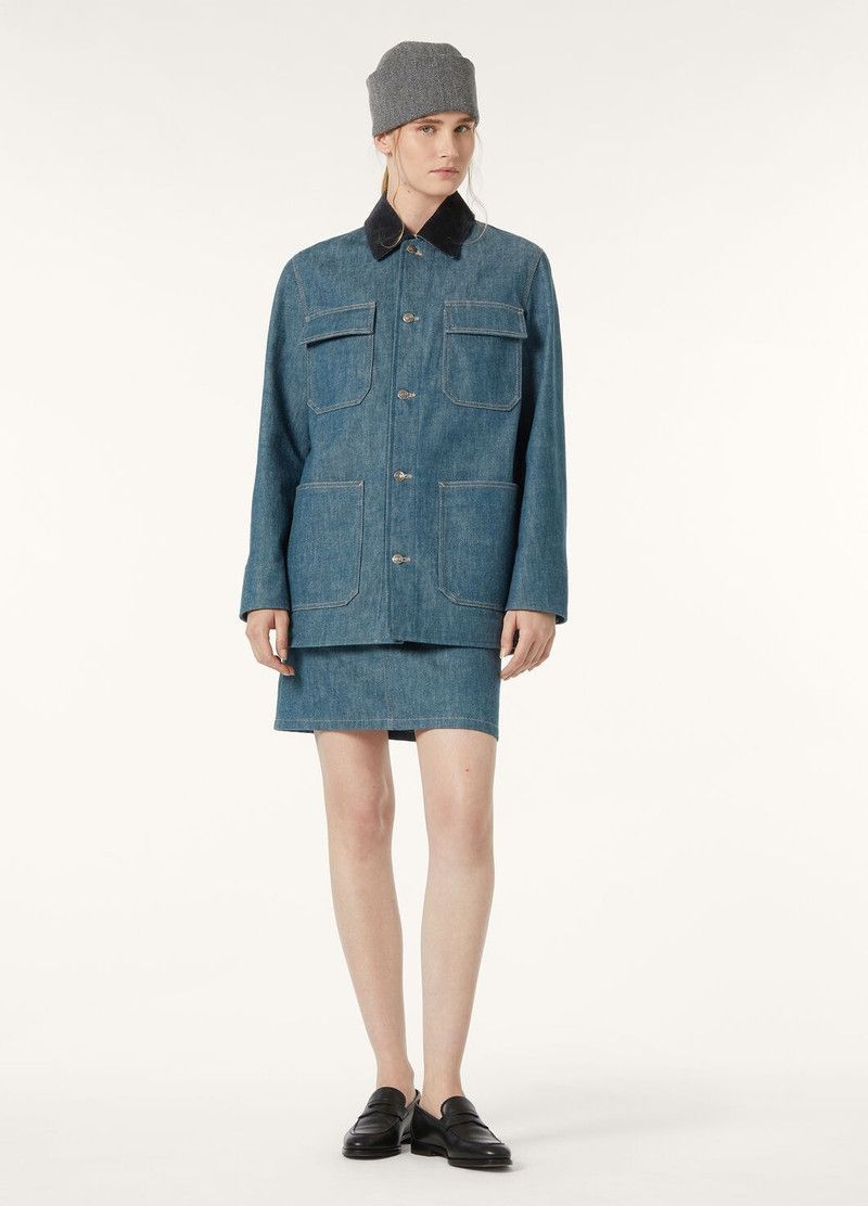 Loro Piana o1srvl11e0526 FAP2843 Dean Field Jacket in Blue Size L / US 10 / IT 46 - 2 Thumbnail
