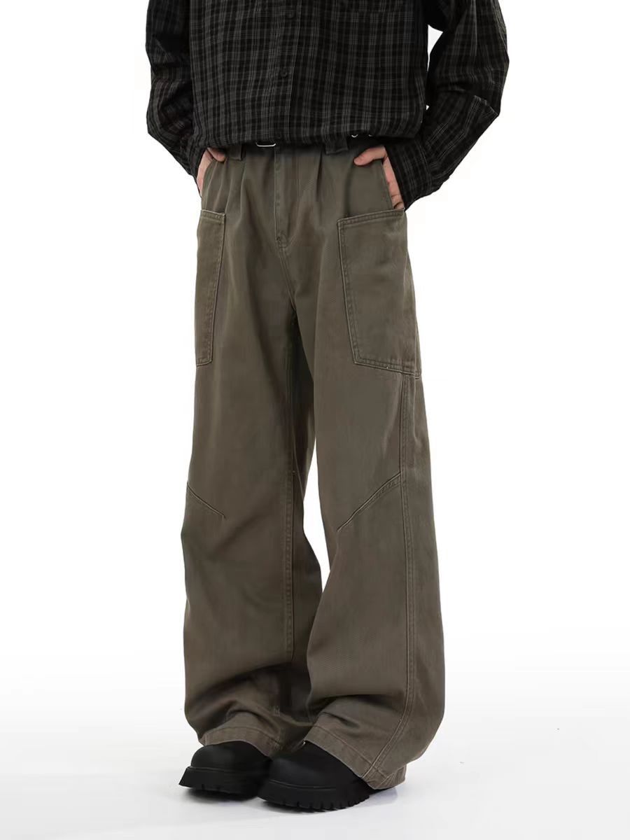 Japanese Brand × Vintage Vintage Coffee Casual Workwear Trousers Size US 32 / EU 48 - 2 Thumbnail