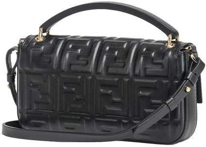 Fendi o1s1wg110426 Size:OS/Baguette Phone Pouch in Black Size ONE SIZE - 2 Thumbnail
