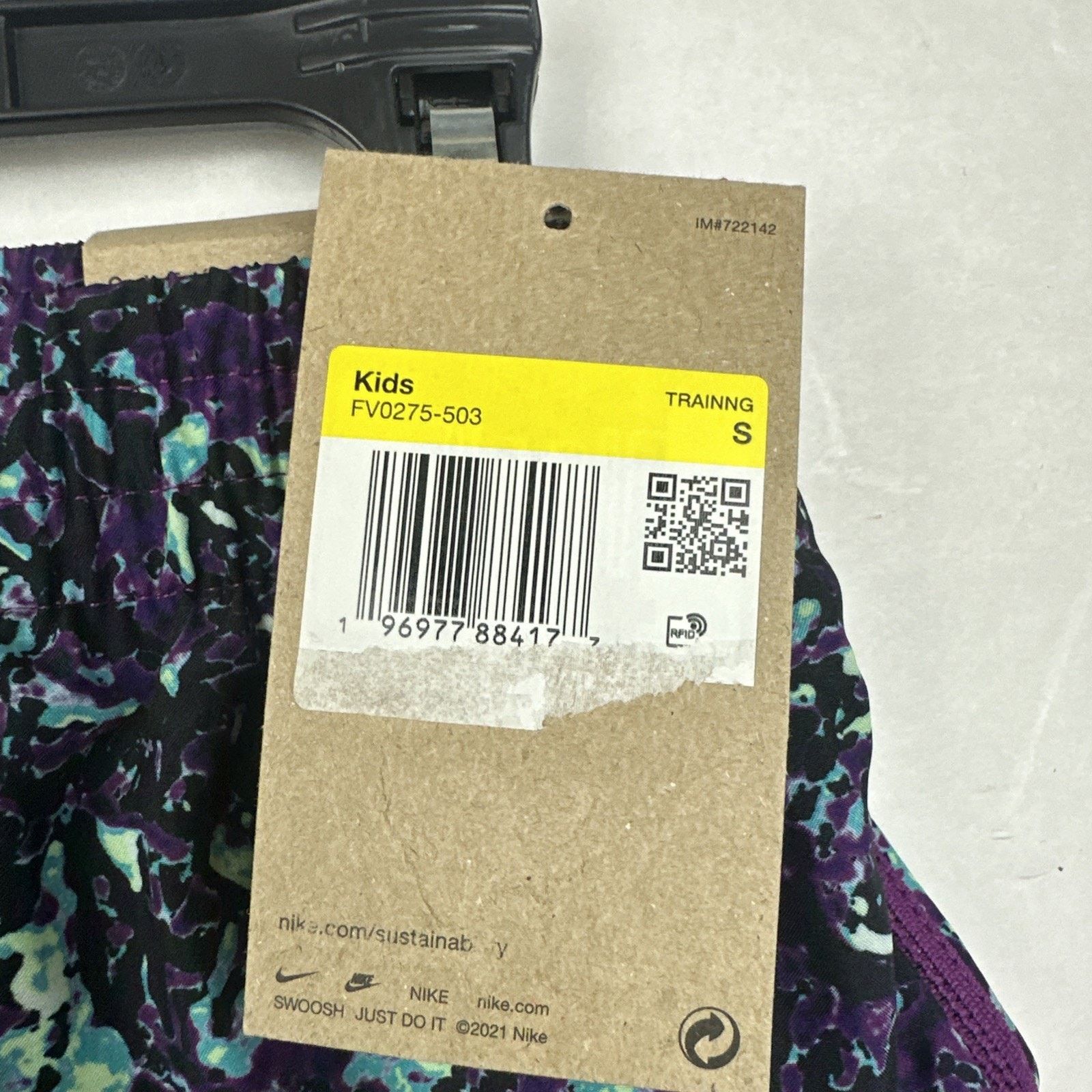 Nike NWT Nike Dri-Fit Shorts Youth Kids Boys SZ S small Purple Size US 36 / EU 52 - 3 Thumbnail