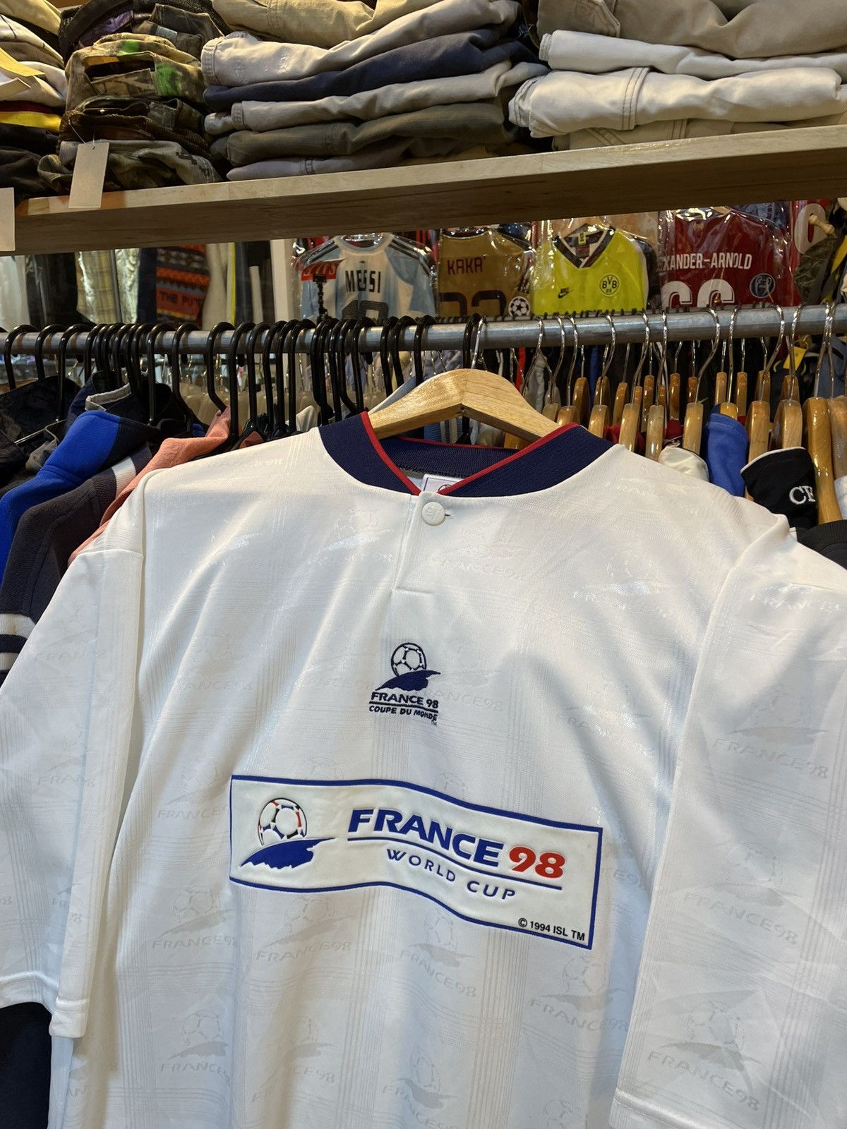 Other Vintage France 98 Jersey Size US XL / EU 56 / 4 - 2 Thumbnail