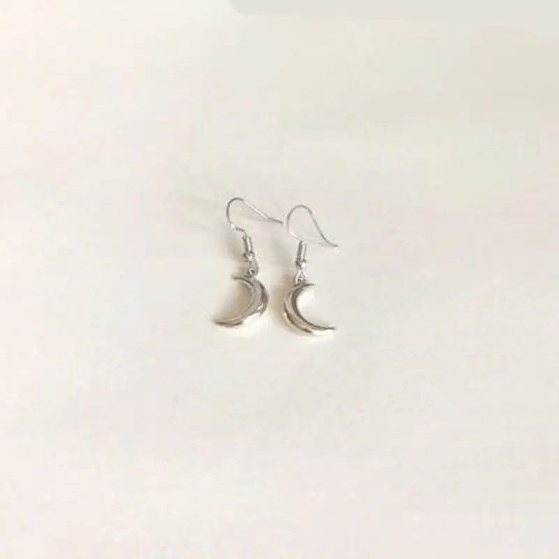 Other 925 Silver Moon Earrings - ERG Size ONE SIZE - 2 Thumbnail