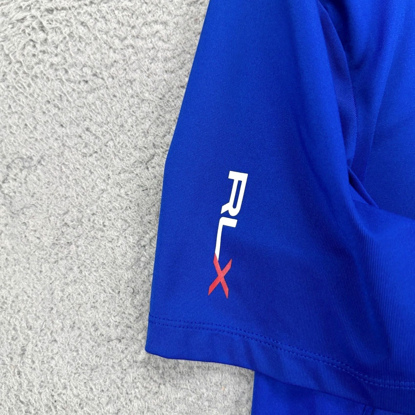 RLX Ralph Lauren VINTAGE RLX Ralph Lauren Men Polo Shirt Medium Blue Rugby Performance Tech Stretch Logo Size US M / EU 48-50 / 2 - 4 Thumbnail