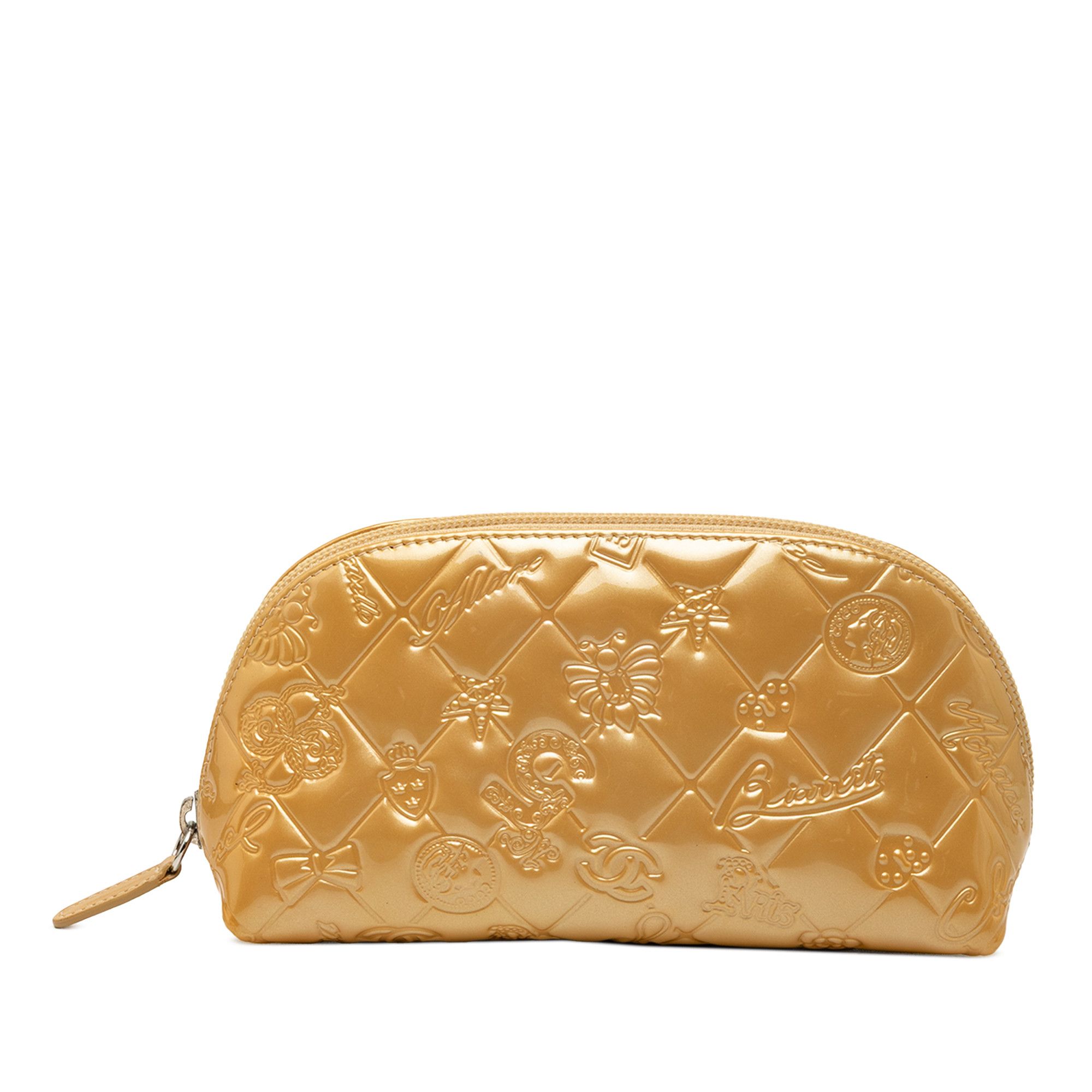 Chanel Chanel Quilted Patent Precious Symbols Pouch Size ONE SIZE - 1 Thumbnail
