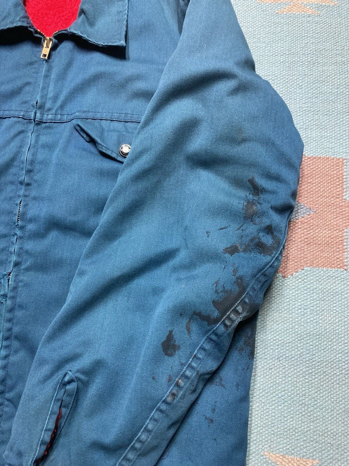 Dickies × Vintage dickies work jacket zip fur lined distressed mechanic medium Size US M / EU 48-50 / 2 - 2 Thumbnail