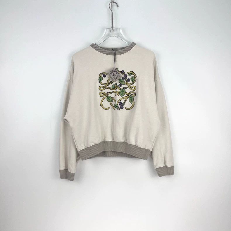 Loewe loewe Off-white vine embroidered sweater 2504-Nextarrow Size US M / EU 48-50 / 2 - 3 Thumbnail