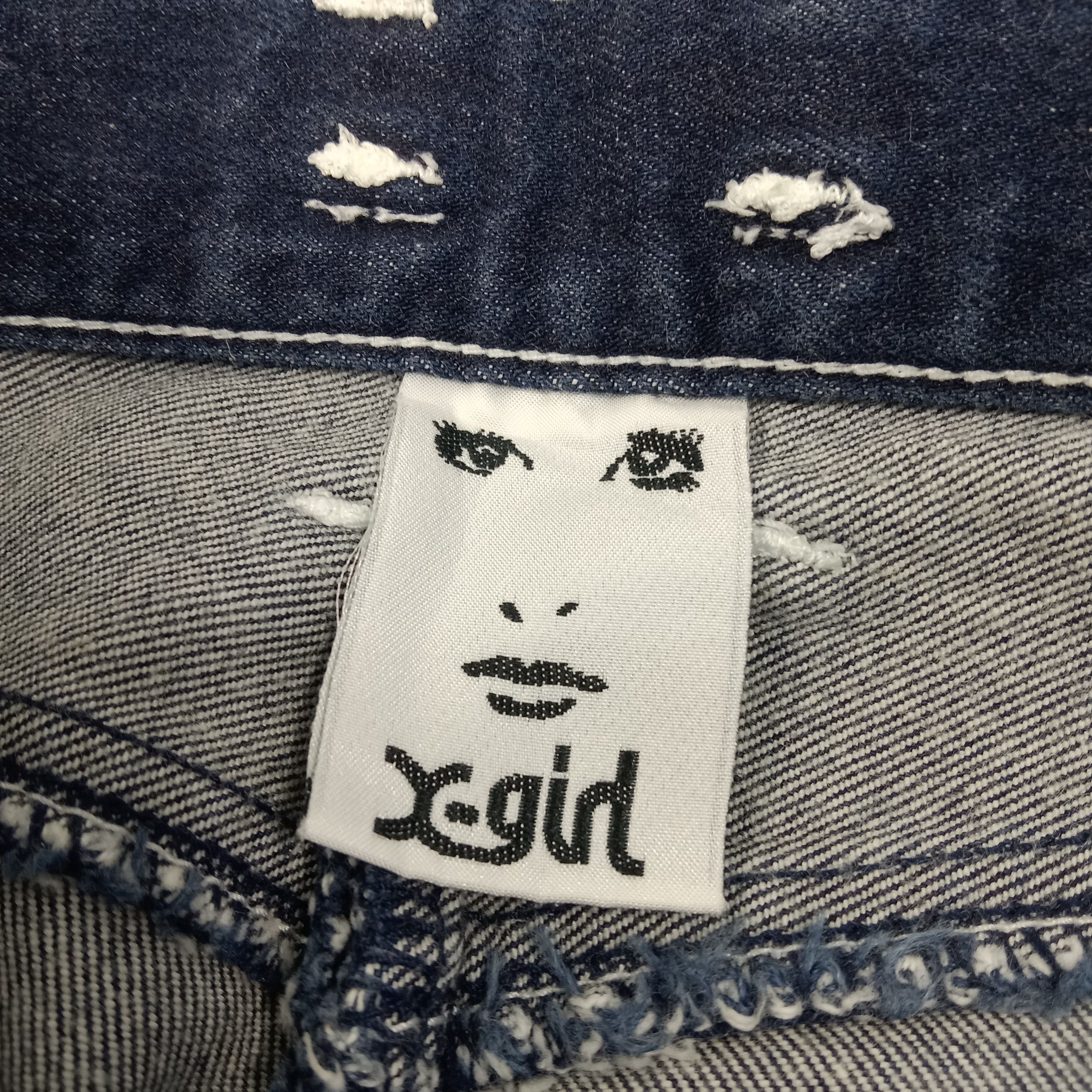 Japanese Brand X-girl Japanese Brand Multi Pocket Denim Jeans C252N3 Size US 27 - 5 Thumbnail