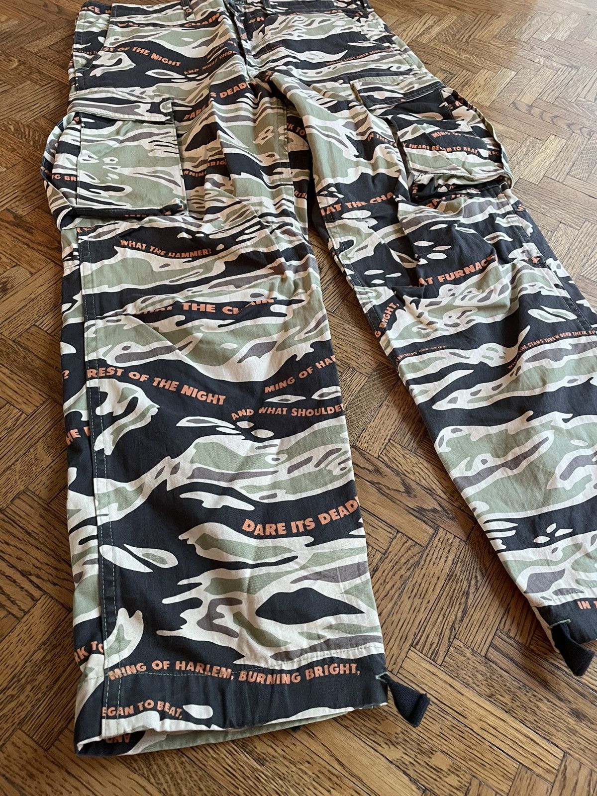 DENIM TEARS Denim Tears Ming Camo Cargo Pants Size US 34 / EU 50 - 2 Thumbnail