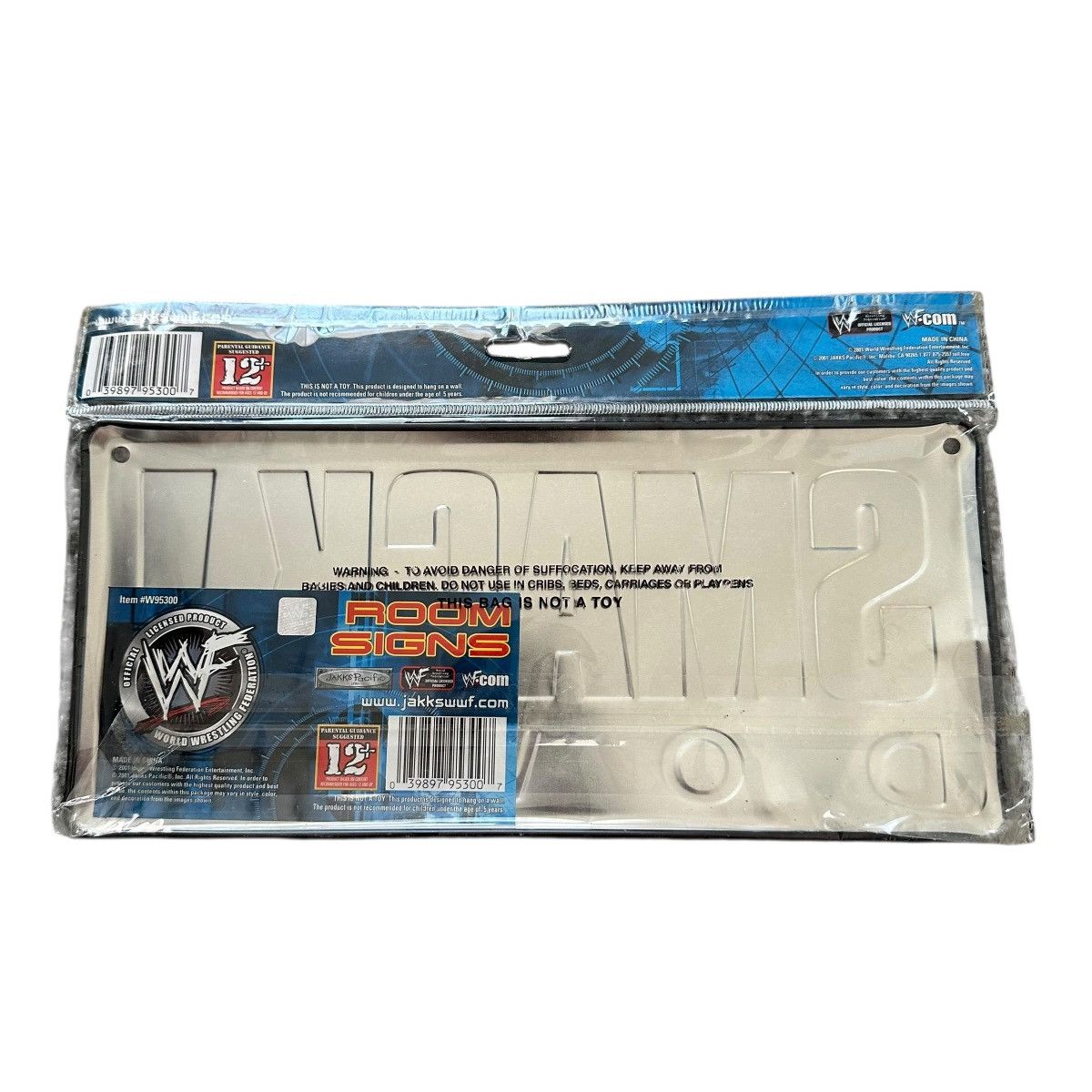 WWF Vintage 2001 WWF Friday Night Smackdown novelty wall plate Size ONE SIZE - 4 Thumbnail
