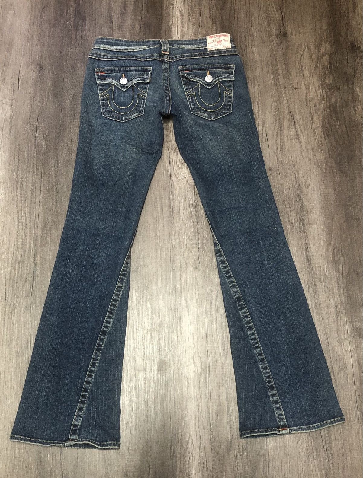 Japanese Brand TRUE RELIGION FLARED JEANS Size 30" / US 8 / IT 44 - 1 Thumbnail