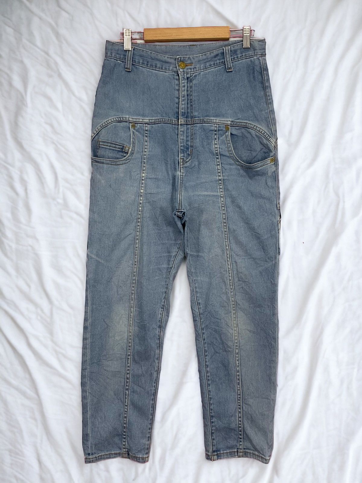 Issey Miyake × mercibeaucoup Mercibeacoup Drop Crotch Pants by Issey Miyake (AD25) Size US 28 / EU 44 - 1 Thumbnail