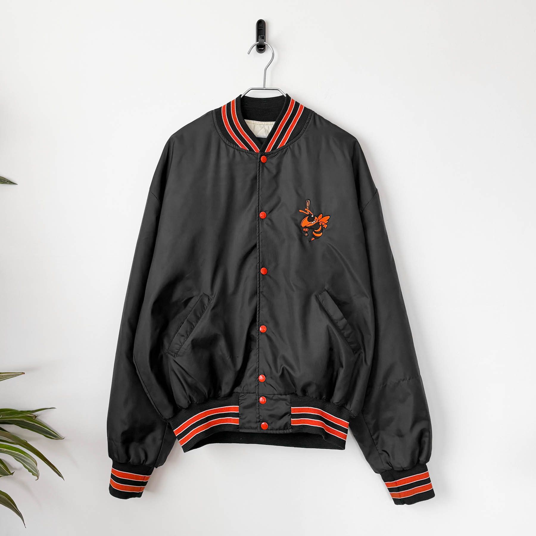 Vintage VTG Hornets Baseball Softshell Jacket With Quilted Lining Size US XXL / EU 58 / 5 - 3 Thumbnail