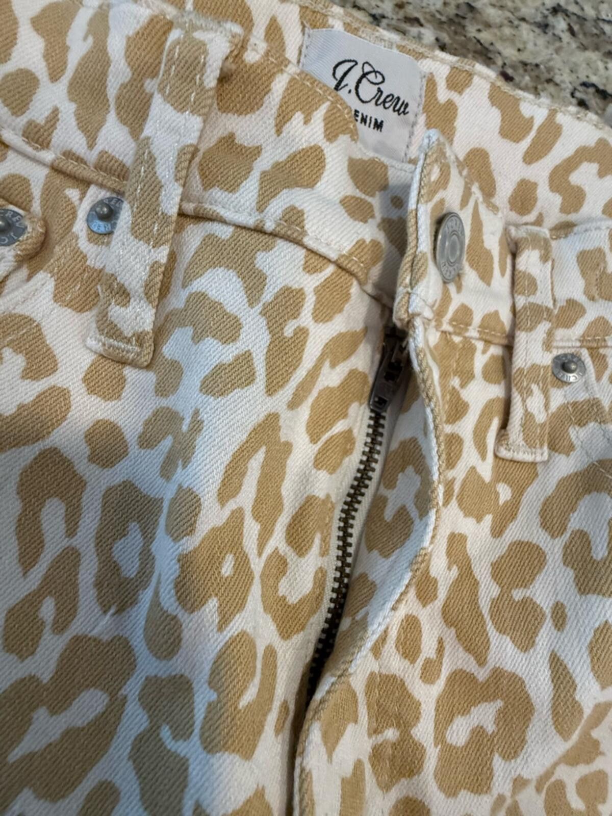 Other J. Crew Factory High-Rise Toothpick leopard print jeans 27” Size 27" / US 4 / IT 40 - 4 Thumbnail
