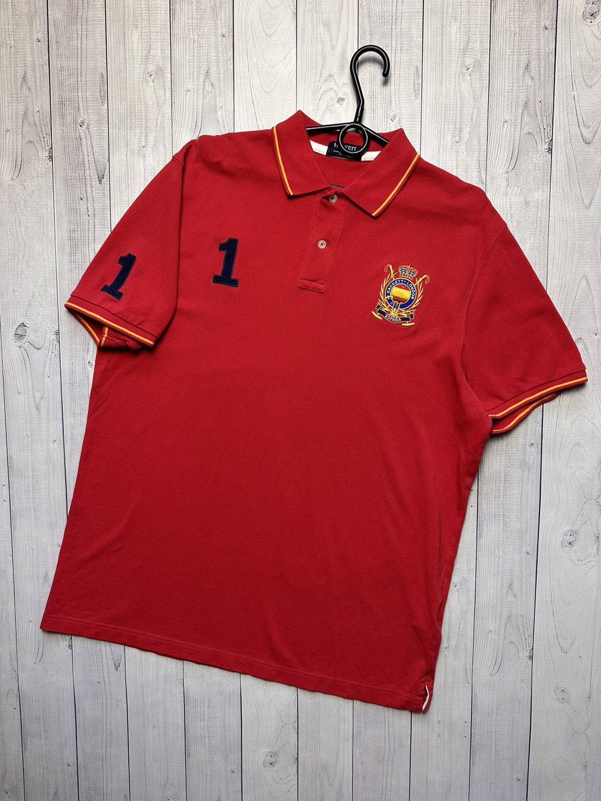 Hackett × Vintage Vintage Hackett Spain polo logo rare size XL Size US XL / EU 56 / 4 - 1 Thumbnail