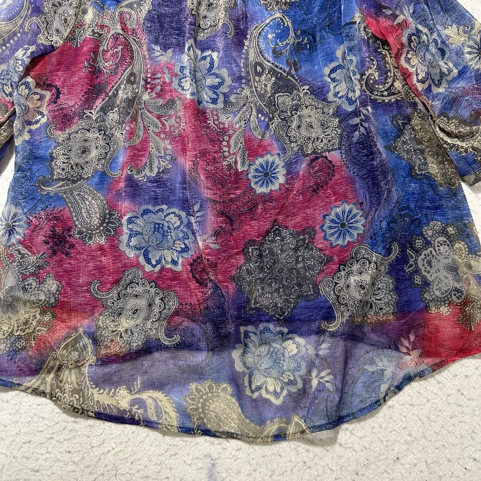 Other Maggie Barnes for Catherines 1X Blouse + Tank Top 2 Piece Size XL / US 12-14 / IT 48-50 - 11 Thumbnail
