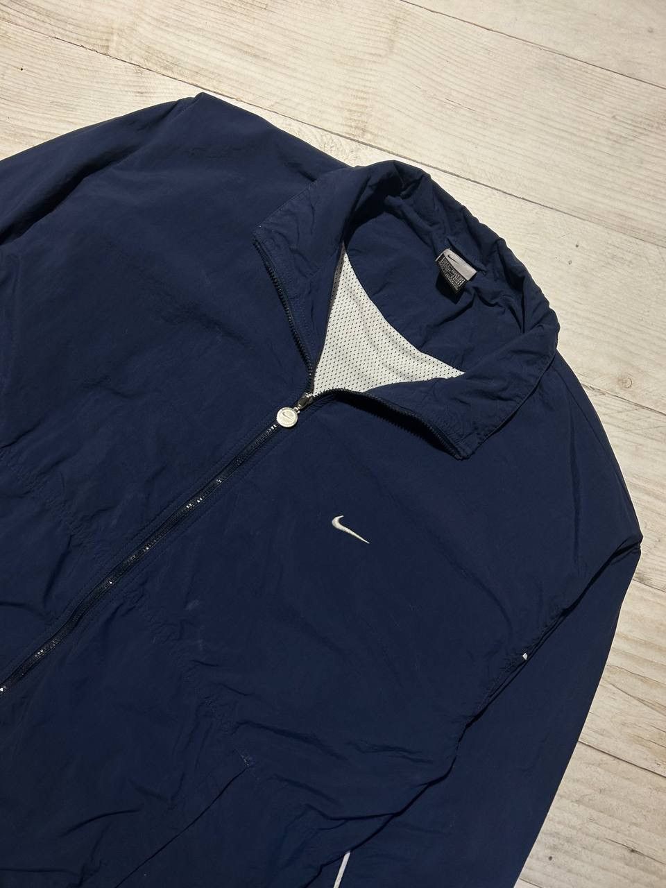 Nike Vintage Nike Track Jacket Nylon Top Striped 2000s Size US L / EU 52-54 / 3 - 3 Thumbnail