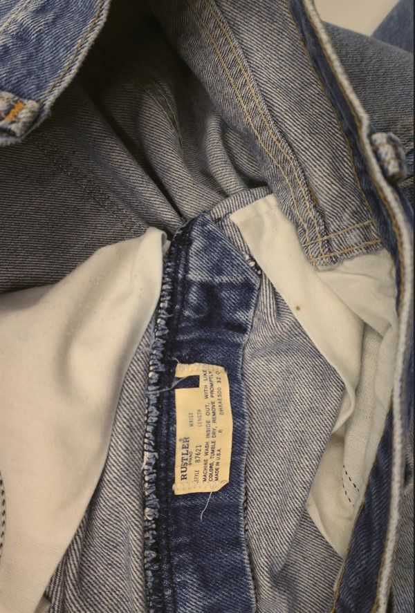 Vintage Vintage 70s 80s Streetwear Straight Leg Denim Jeans USA Size US 34 / EU 50 - 9 Thumbnail