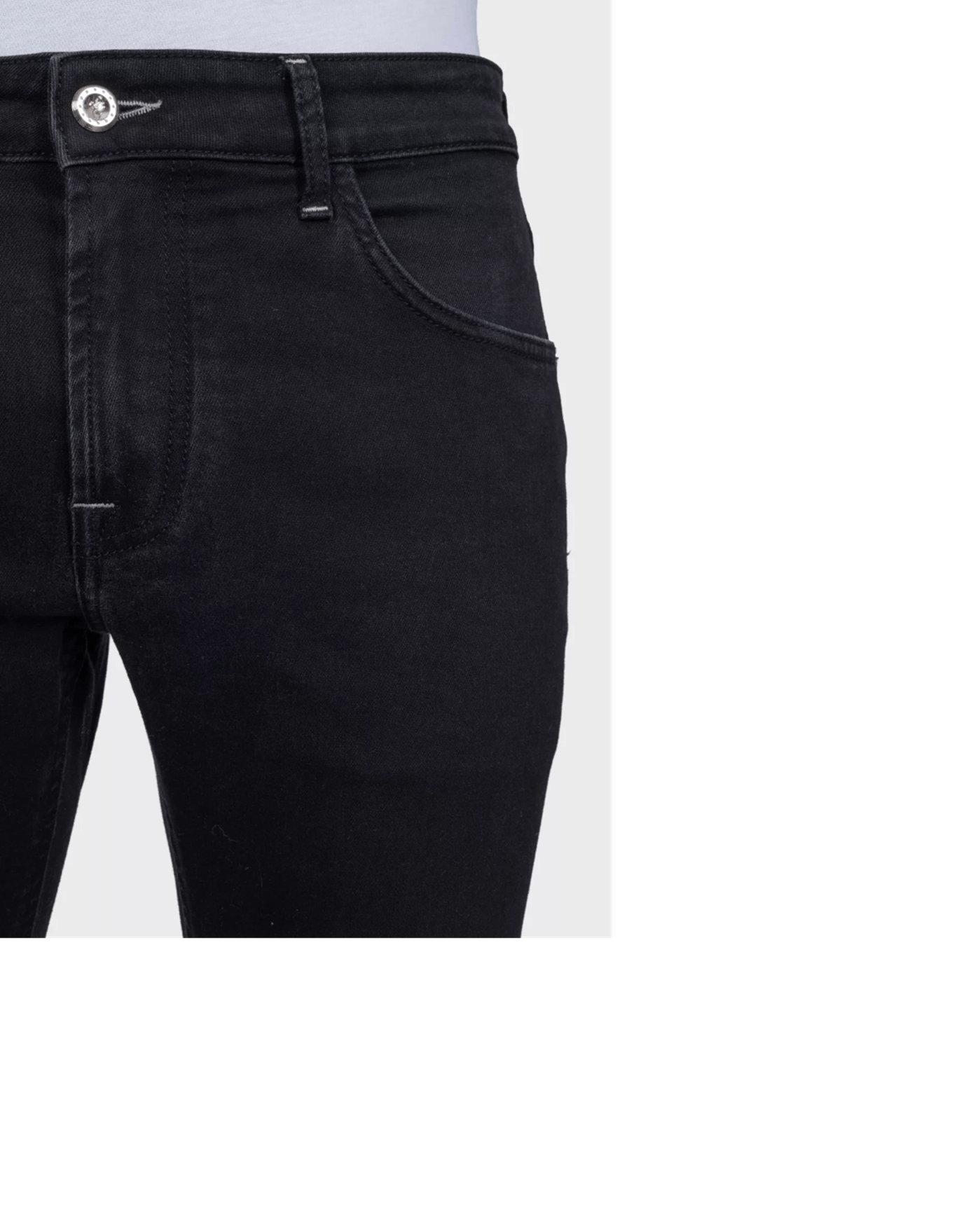 Stefano Ricci Stefano Ricci Men's Black Tapered Jeans Size US 33 - 4 Thumbnail