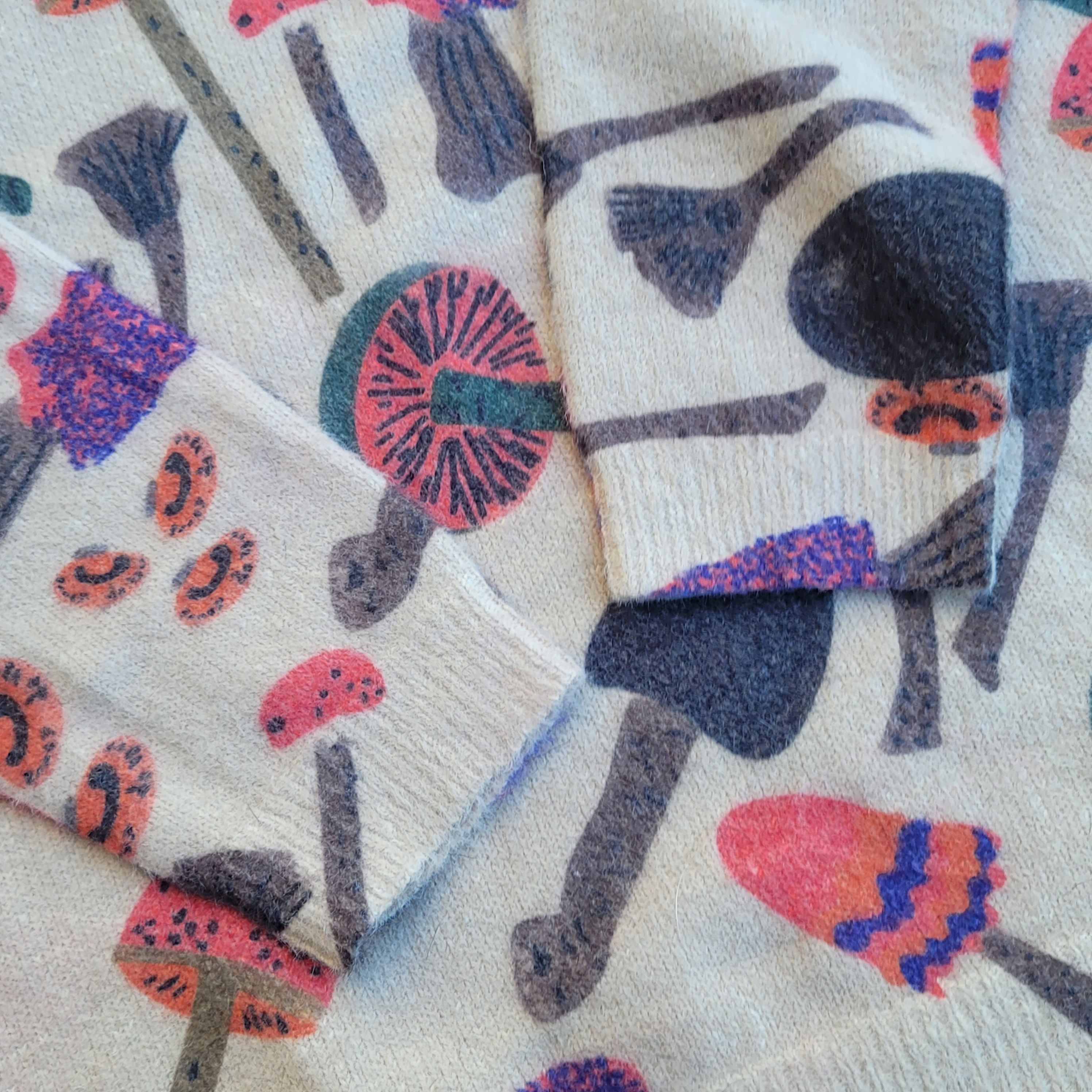 Other Oversized wool blend mushrooms sweater Size M / US 6-8 / IT 42-44 - 3 Thumbnail