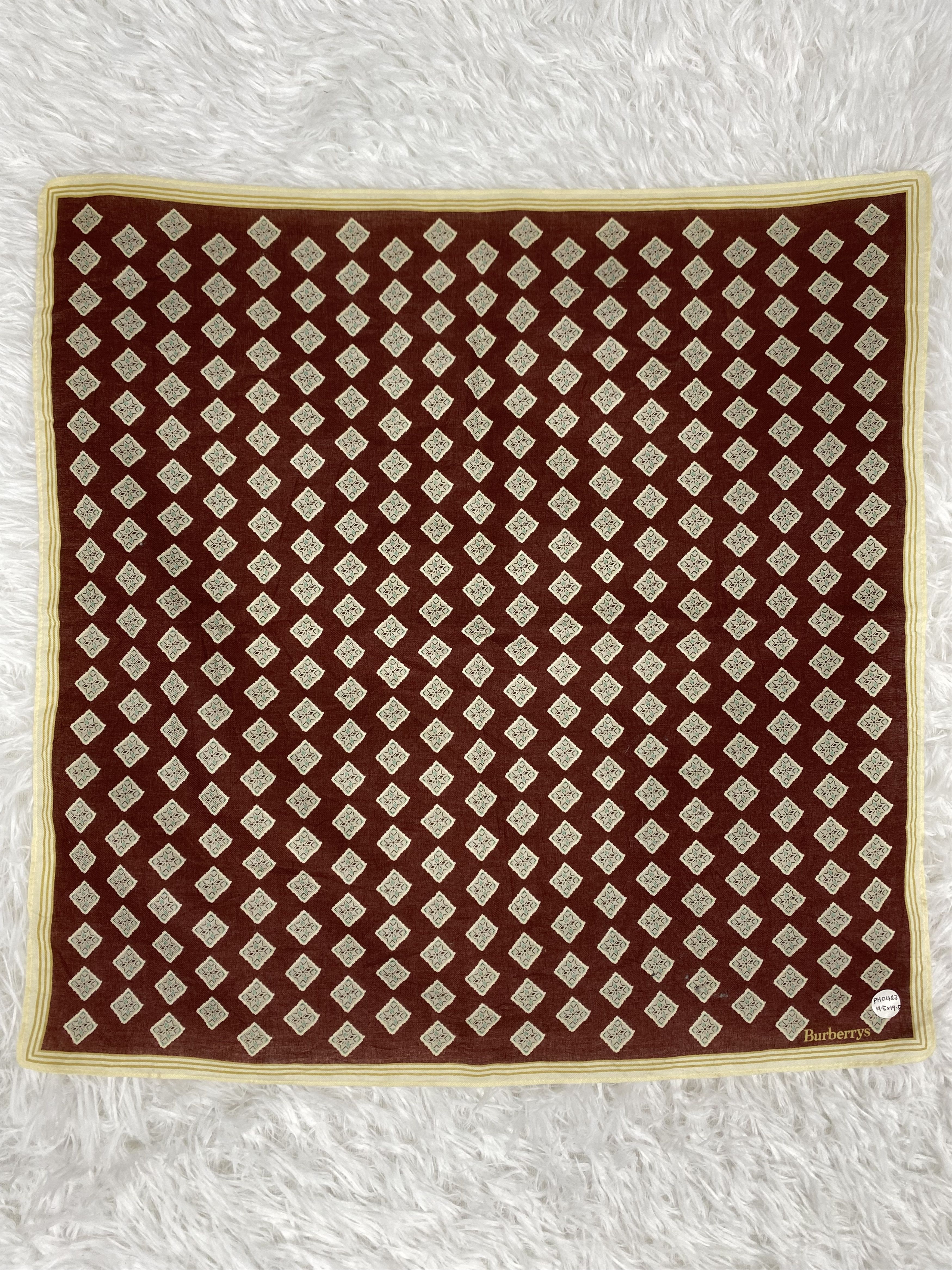 Burberry Vintage Burberry Handkerchief Neckerchief PH0483 Size ONE SIZE - 3 Thumbnail