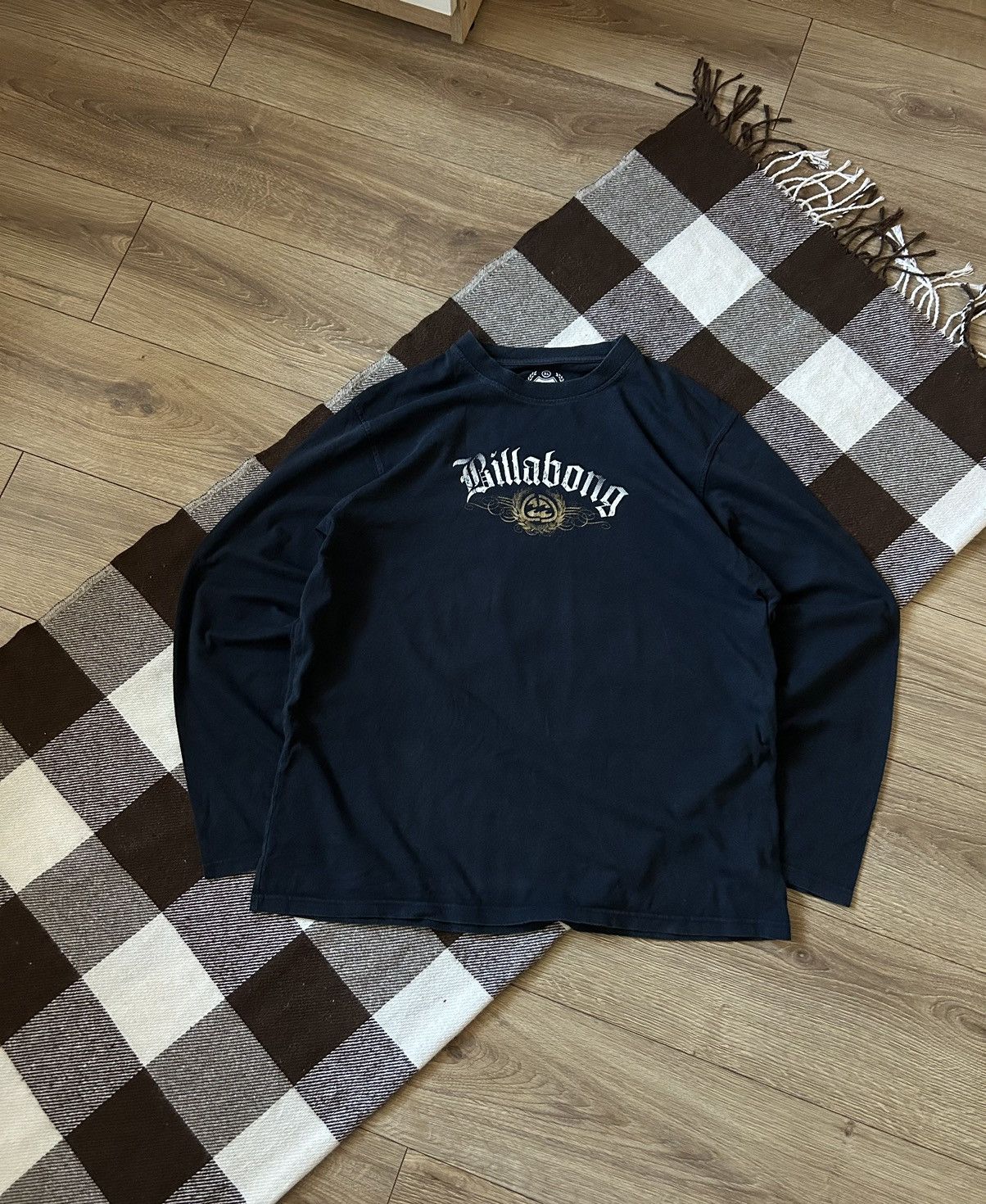 Billabong Vintage Billabong big logo y2k long-sleeved Size US XL / EU 56 / 4 - 1 Thumbnail
