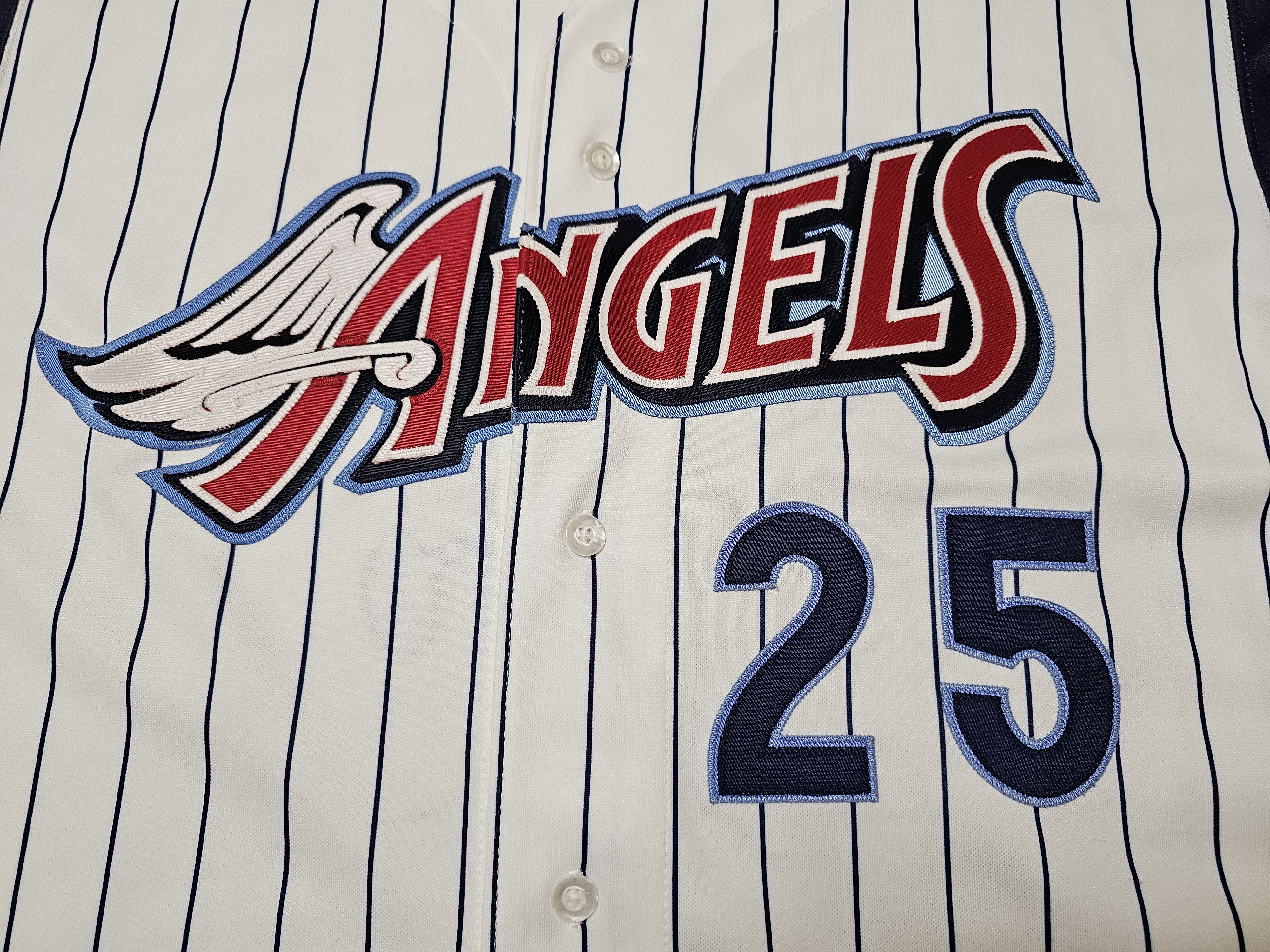 Vintage ANAHEIM ANGELS VINTAGE JERSEY SIGNED TROY GLAUS JERSEY Size US L / EU 52-54 / 3 - 3 Thumbnail